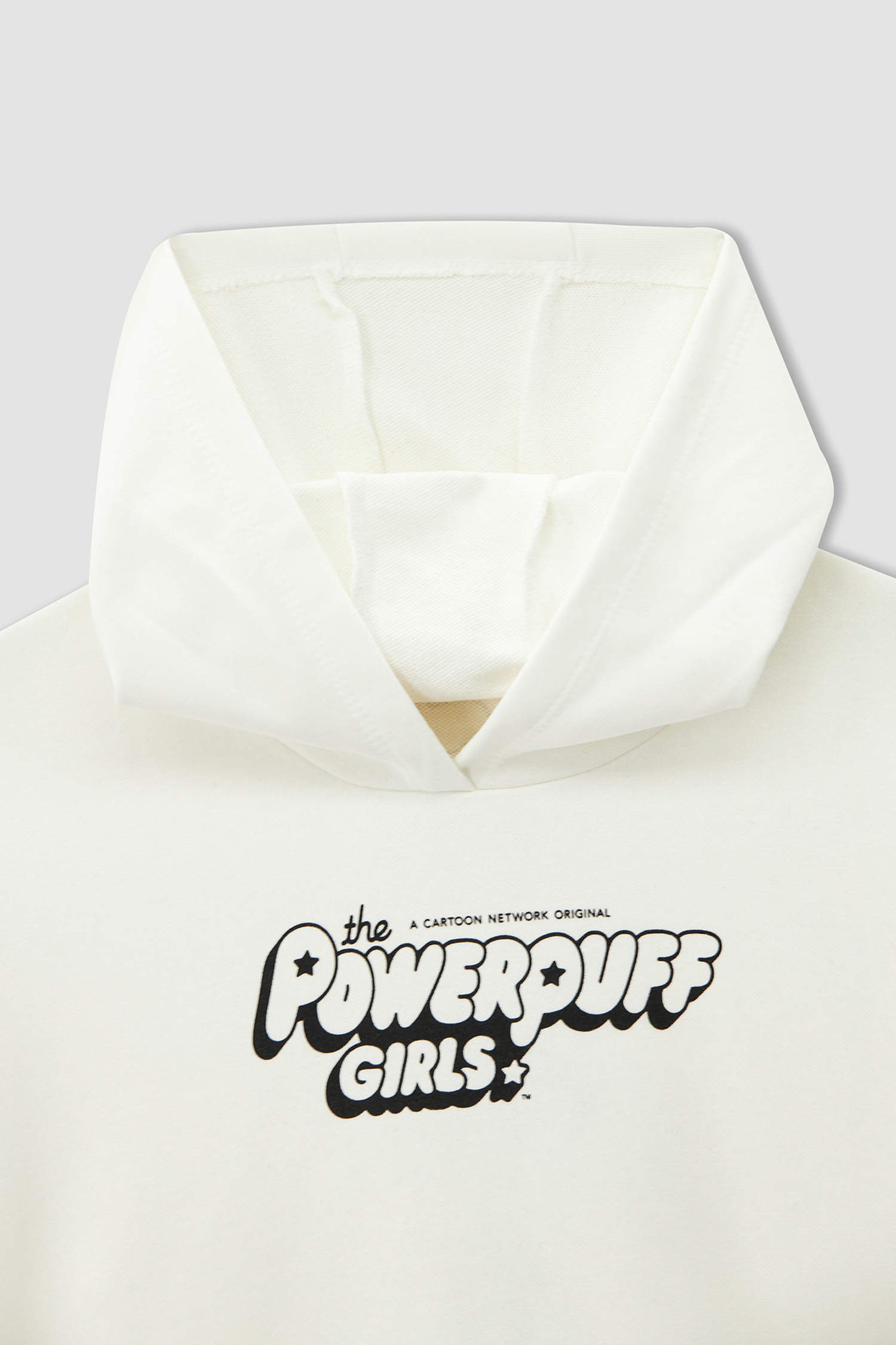 Defacto Kız Çocuk PowerPuff Girls Kapüşonlu İçi Yumuşak Tüylü Sweatshirt. 2