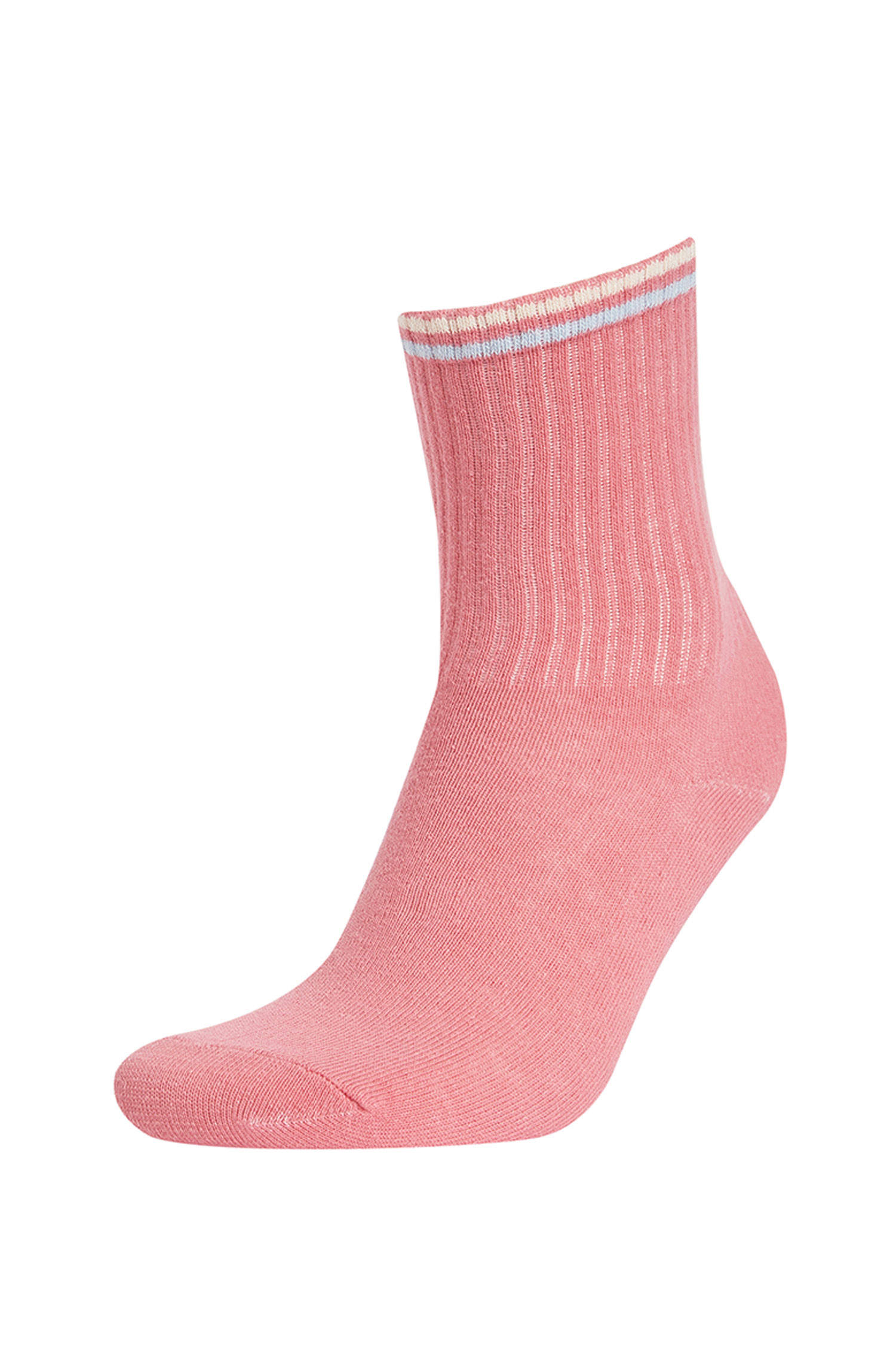 Defacto Kadın Desenli 3'lü Soket Çorap. 4