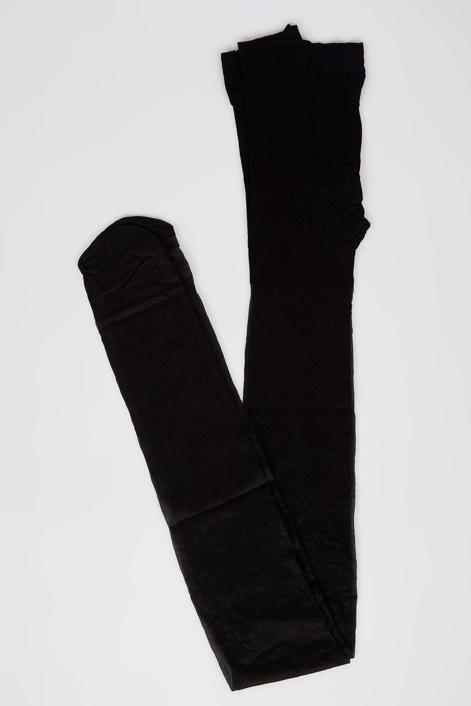 Defacto Kadın Fit 20 Parlak Siyah Renk Külotlu Çorap. 2