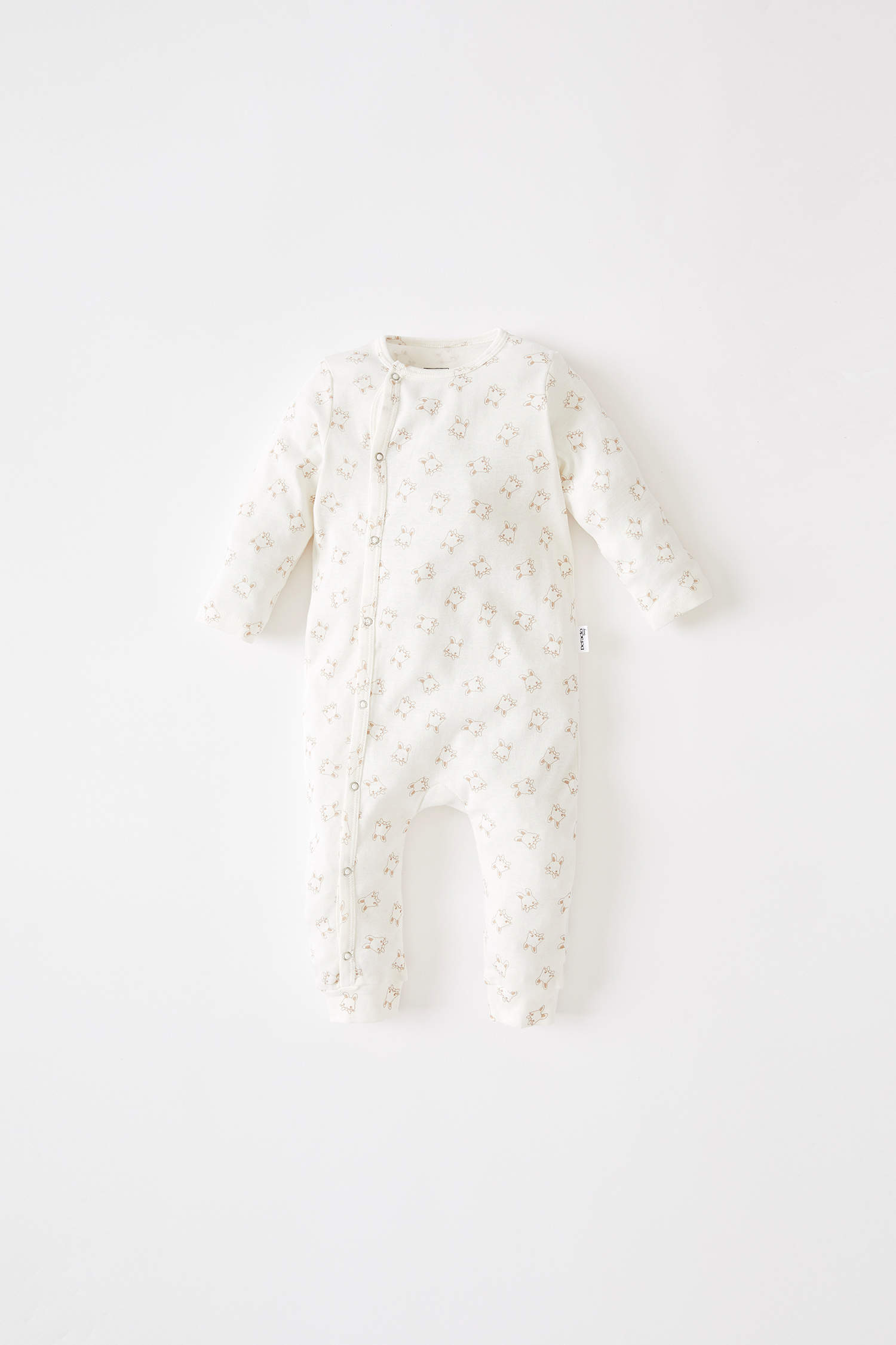 Écru PETITE FILLE Combinaison nouveau-né à manches longues en coton  biologique à motifs floraux pour bébé fille avec boutons-pression 2428581