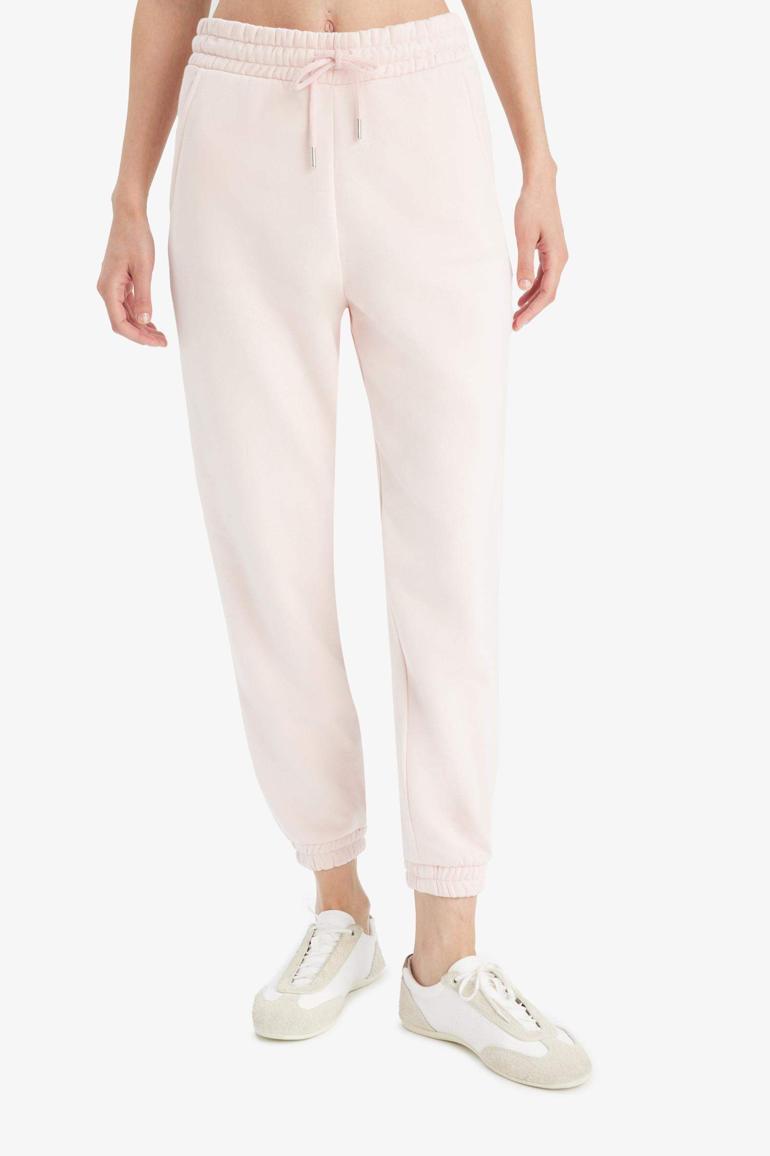 Джоггеры крой базовые однотонные с карманами высокая талия толстые спортивные штаны