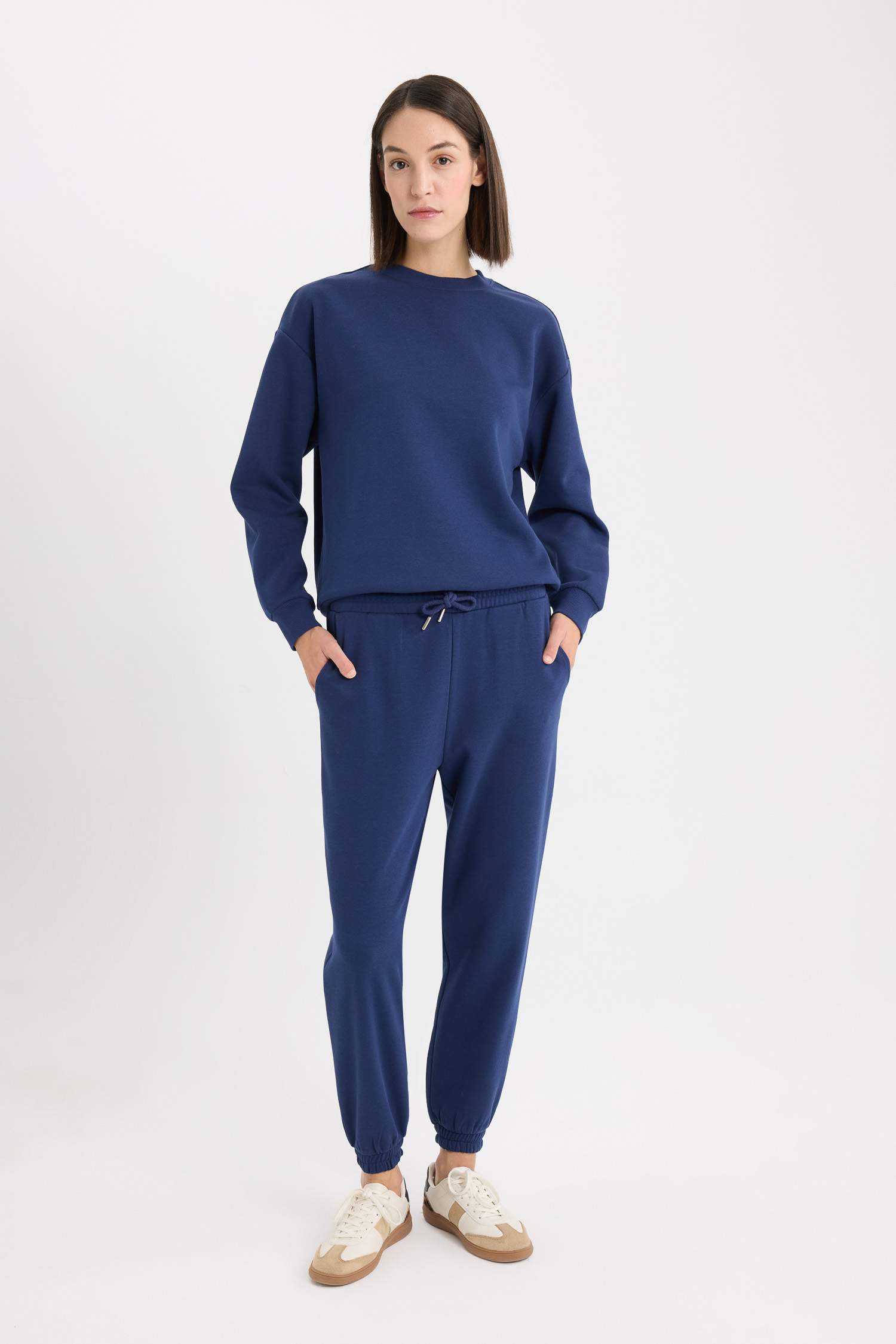 Спортивные брюки утепленные с высокой талией