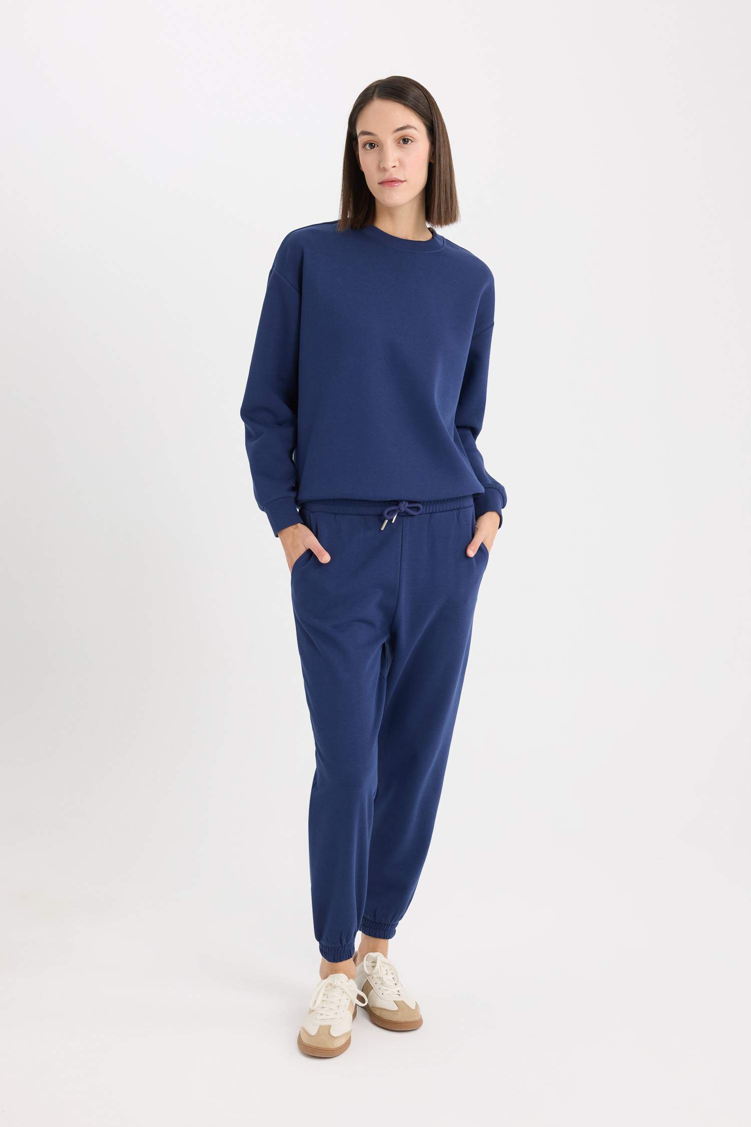 Спортивные брюки утепленные с высокой талией