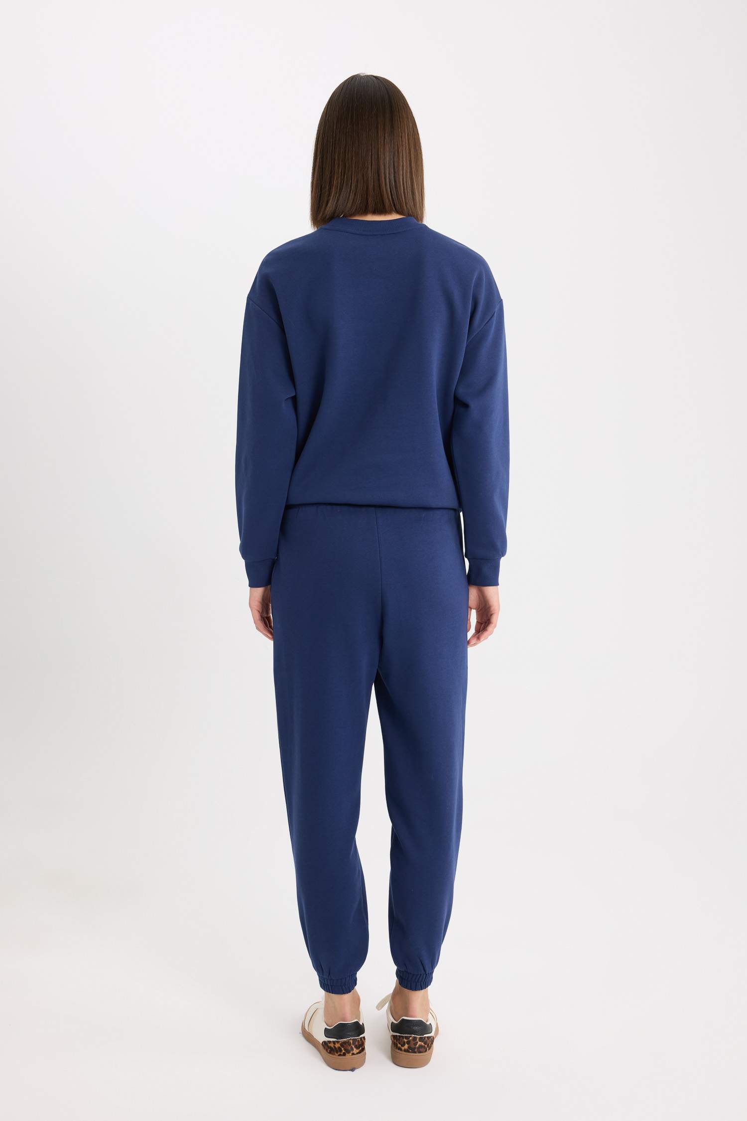 Спортивные брюки утепленные с высокой талией