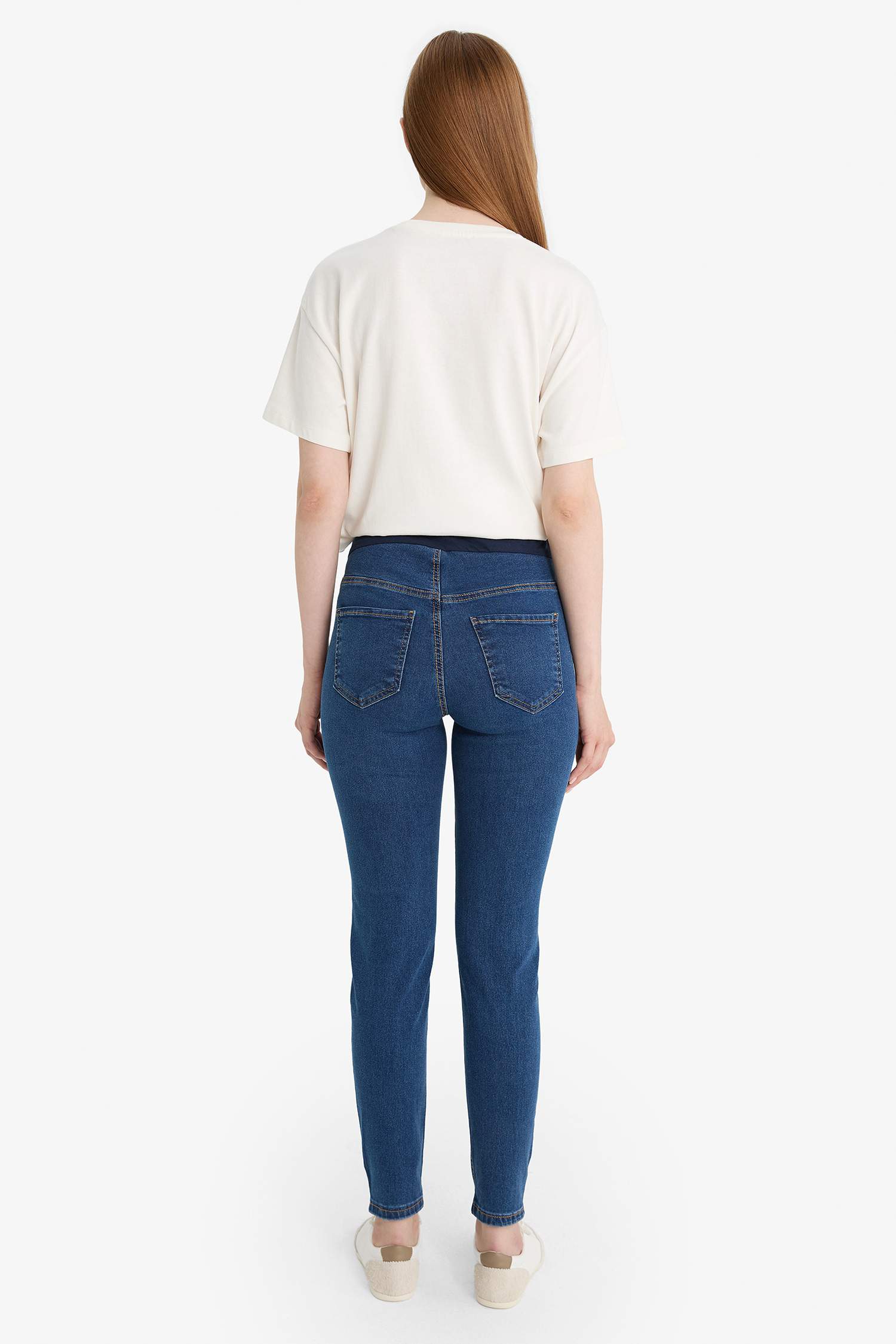 Skinny Fit Extra Tight Fit Normal Waist Maternity Trousers