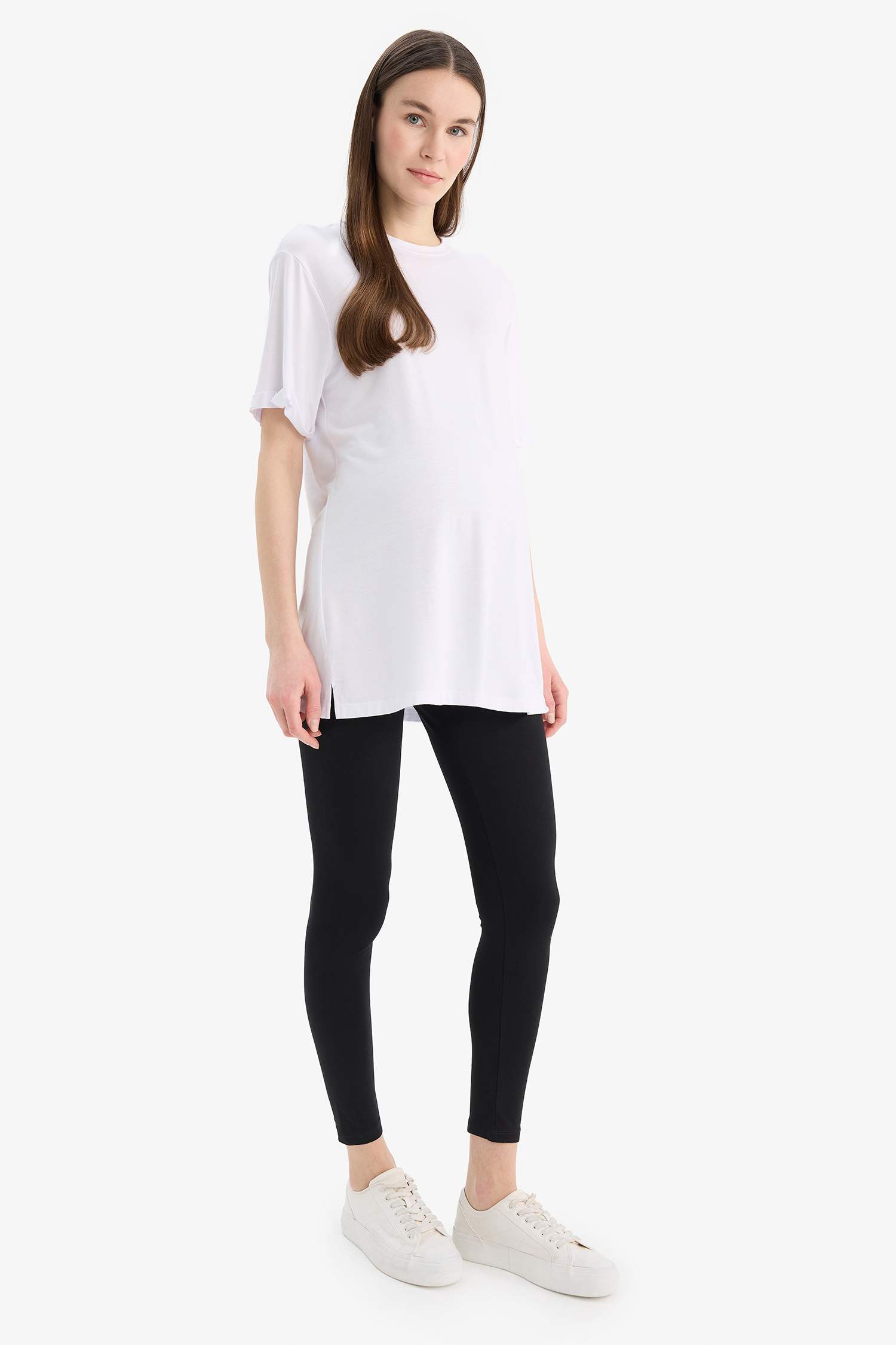 Skinny Fit Knitted Maternity Bottoms