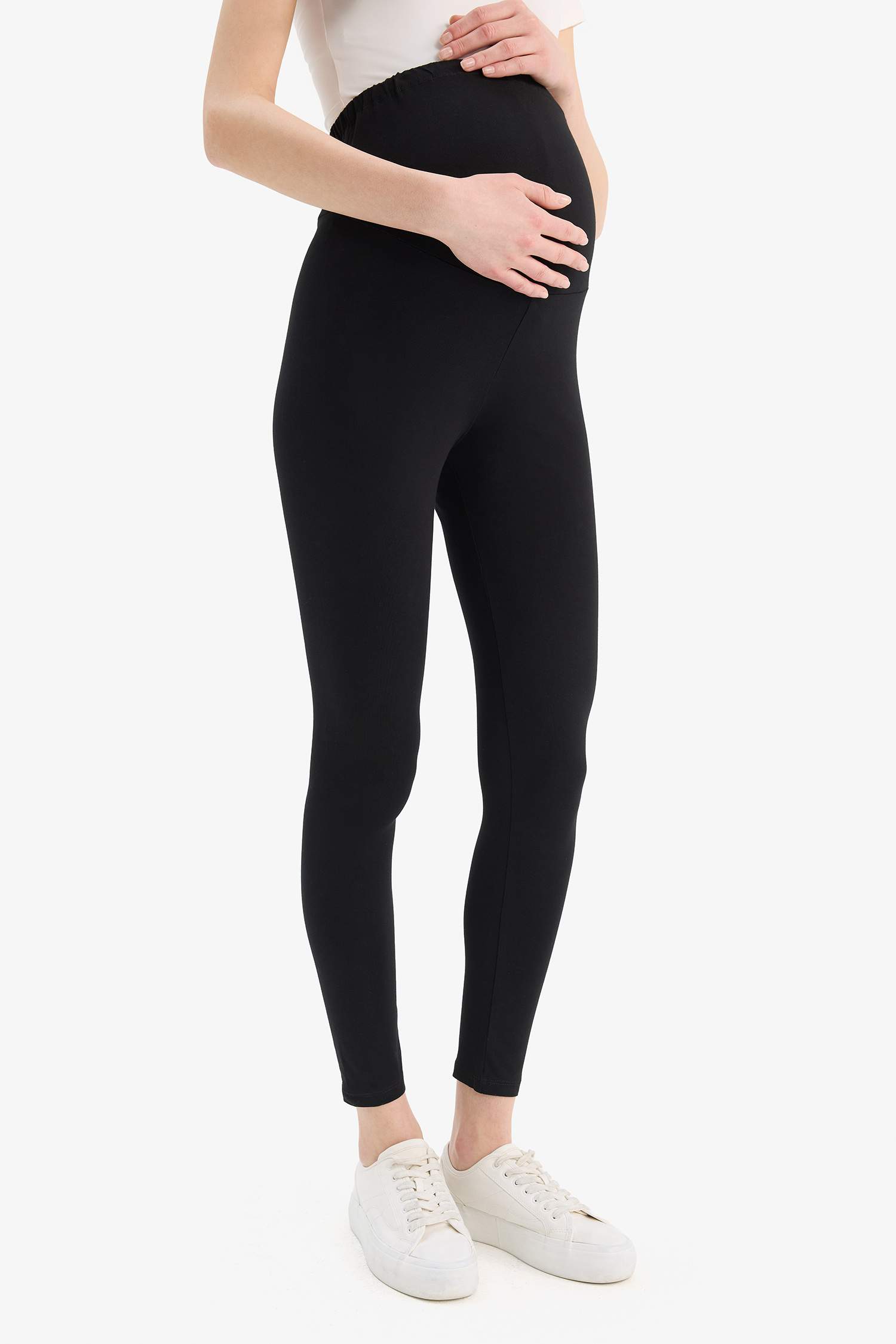 Skinny Fit Knitted Maternity Bottoms