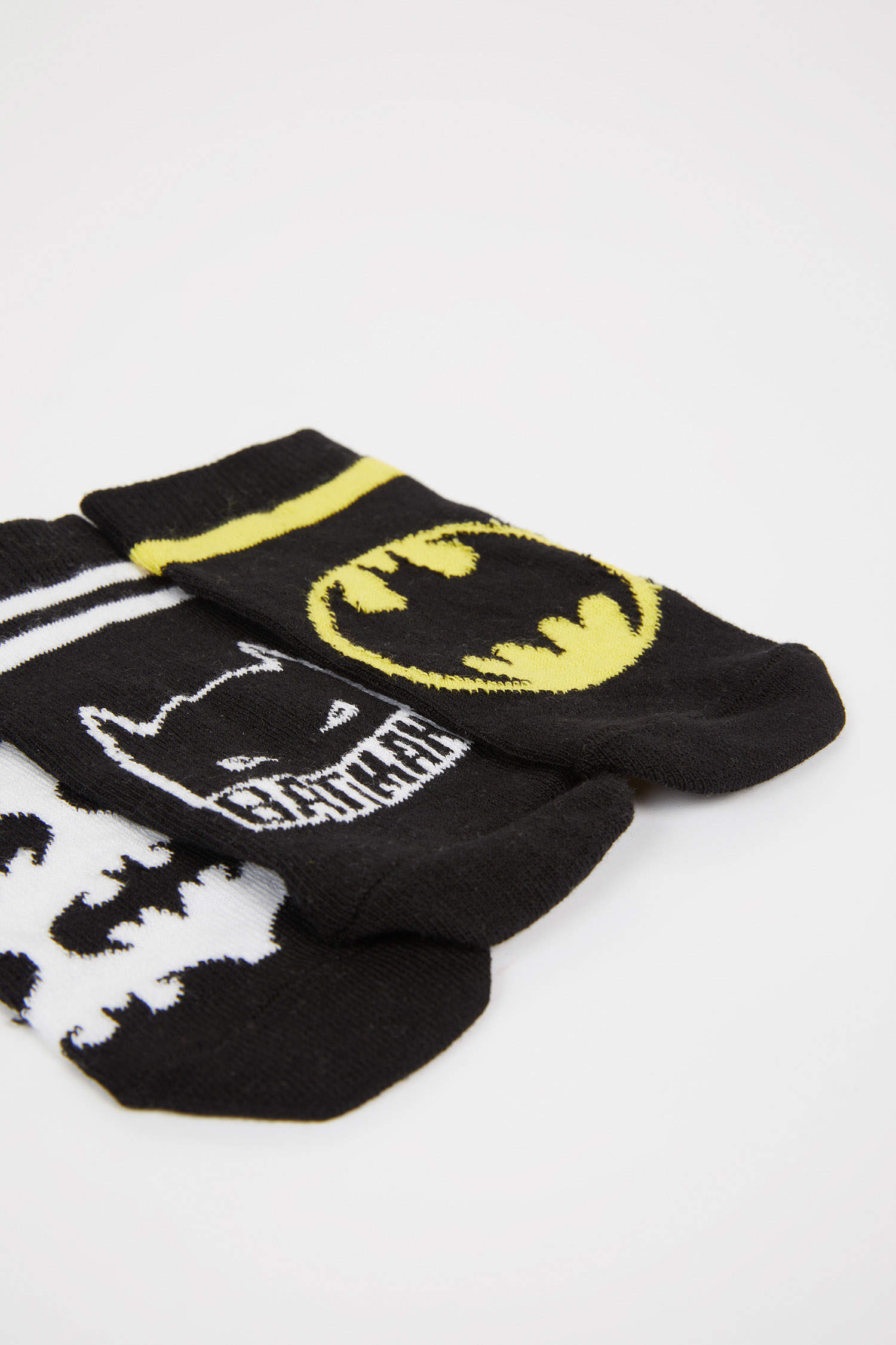 Defacto Erkek Çocuk Batman Pamuklu 3'lü Patik Çorap. 5