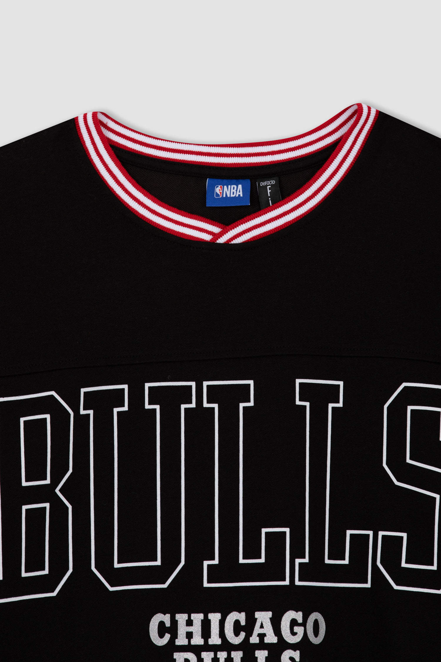 Defacto Fit NBA Chicago Bulls Licensed Oversize T-Shirt