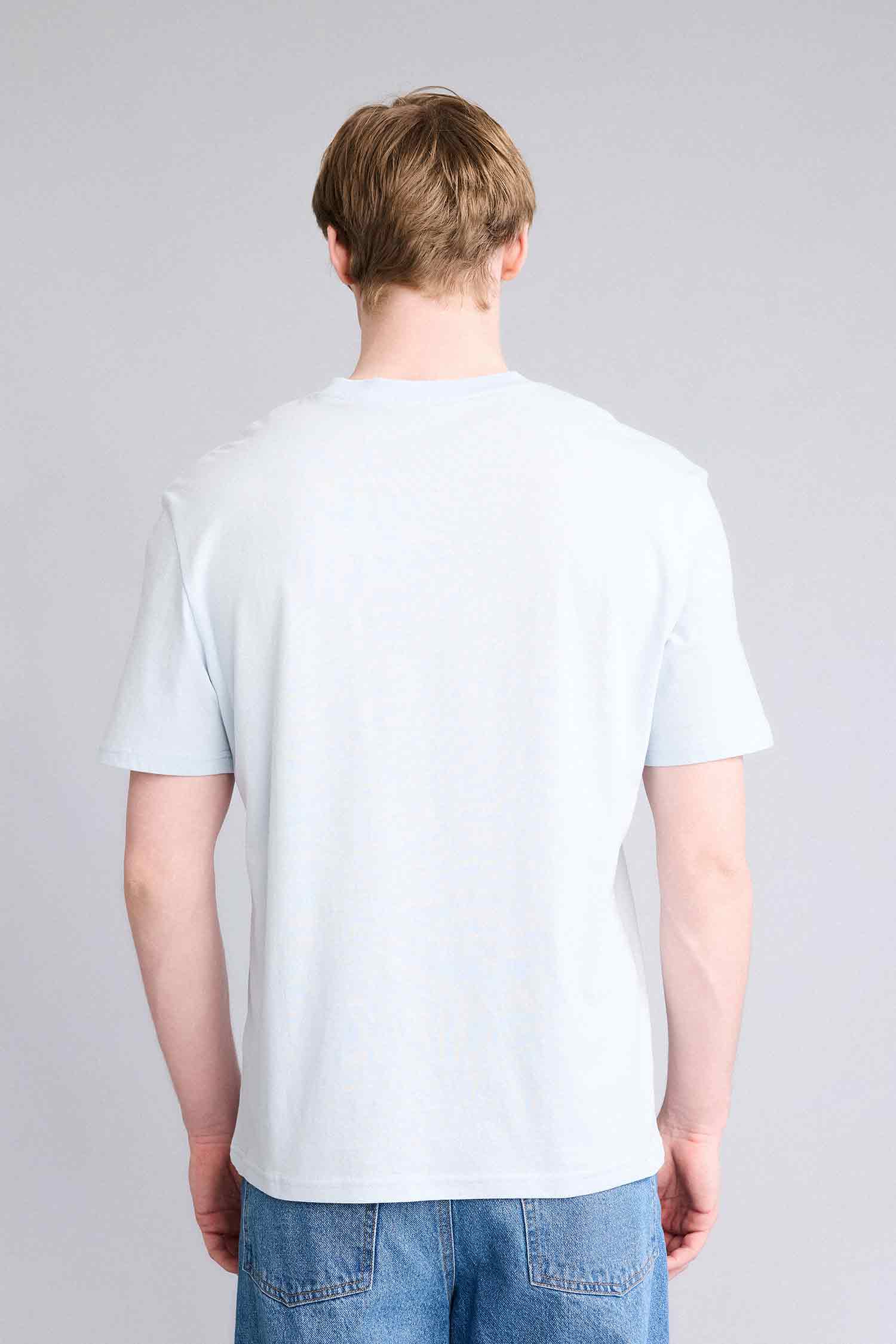 DeFacto %100 Pamuk NEW REGULAR FIT Basic Tişört görsel 5