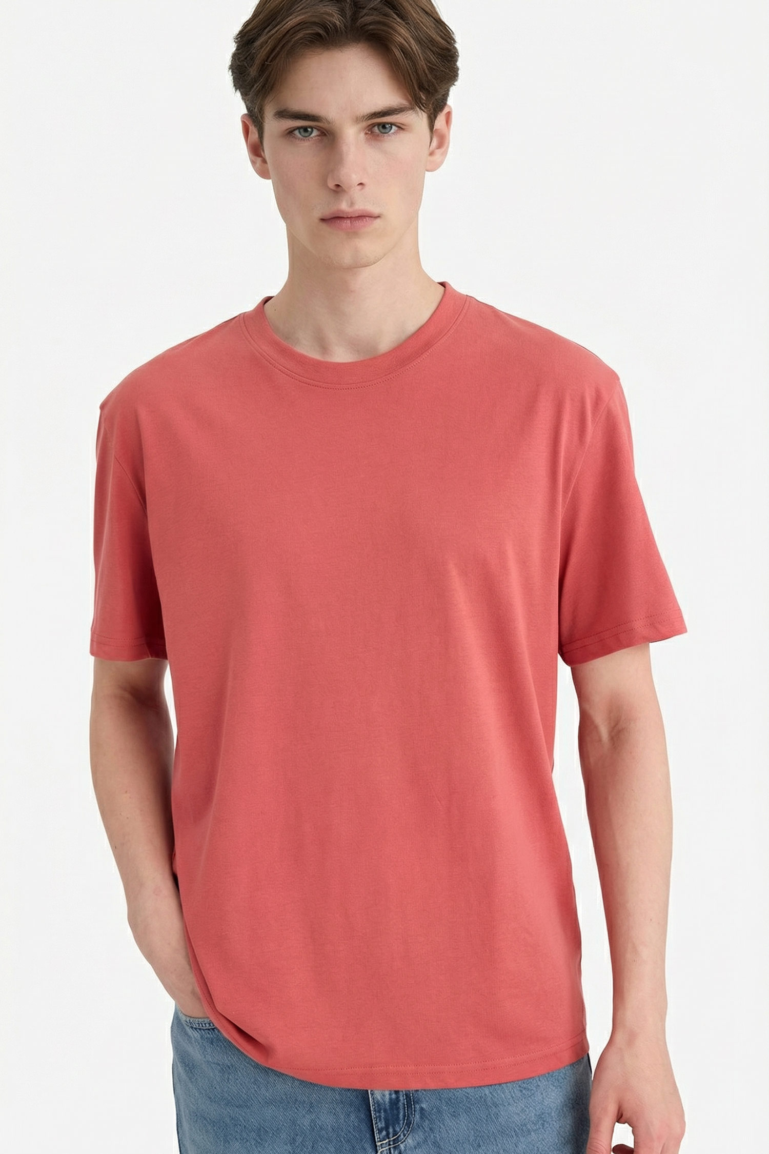 DeFacto %100 Pamuk NEW REGULAR FIT Basic Tişört