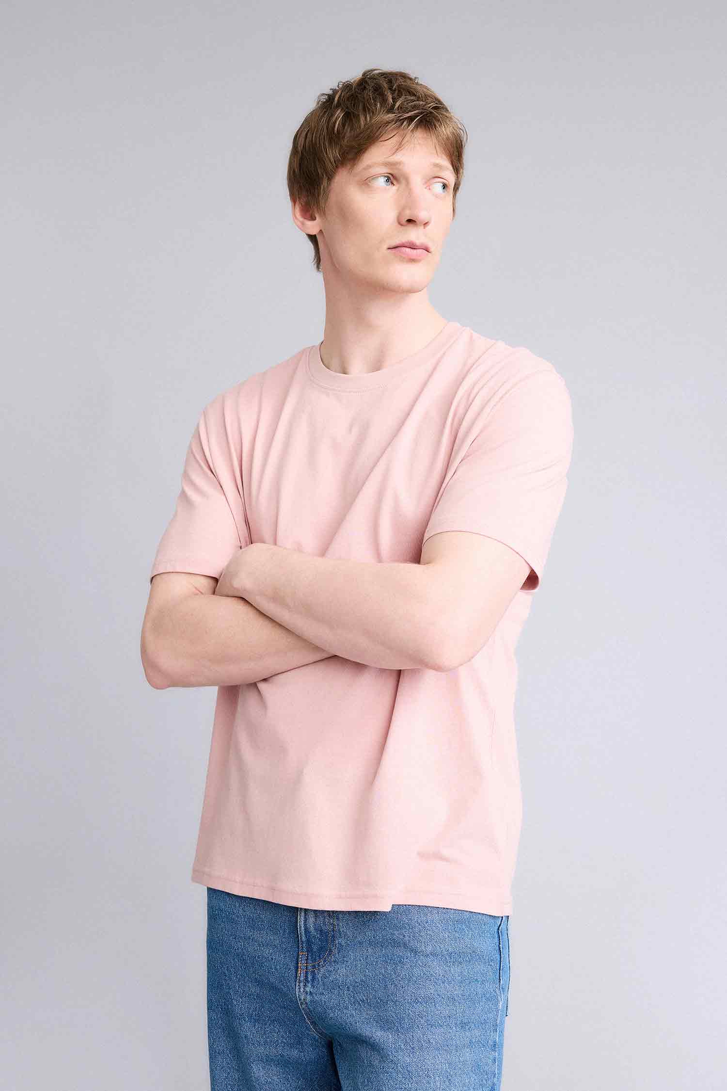 DeFacto %100 Pamuk NEW REGULAR FIT Basic Tişört görsel 3