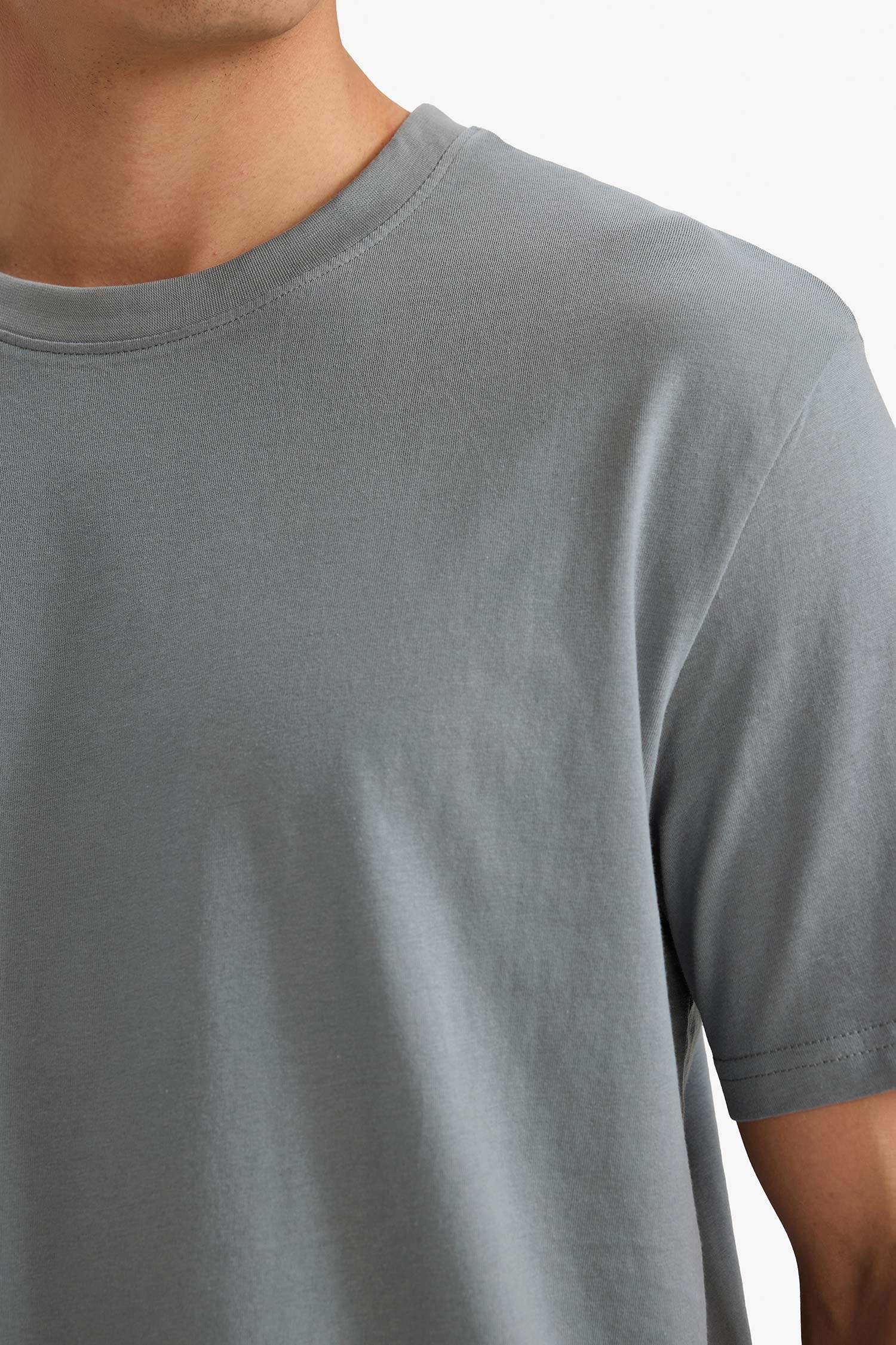 Regular Fit Crew Neck Short Sleeved T-shirt