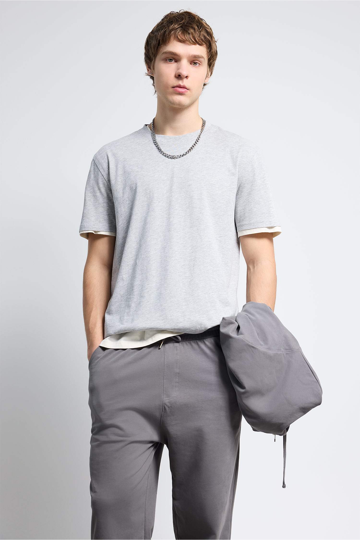 100% Cotton Regular Fit Crew Neck Basic T-Shirt