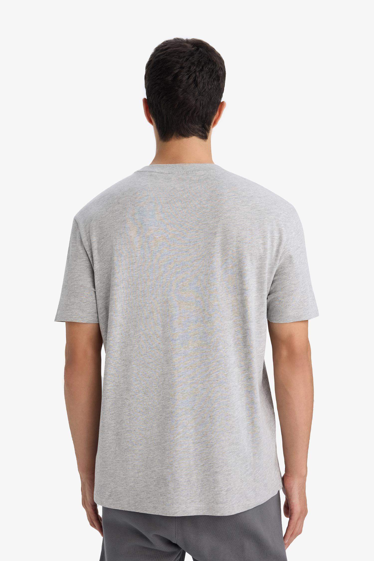 %100 Pamuk New Regular Fit Bisiklet Yaka Basic Düz Kısa Kollu Tişört