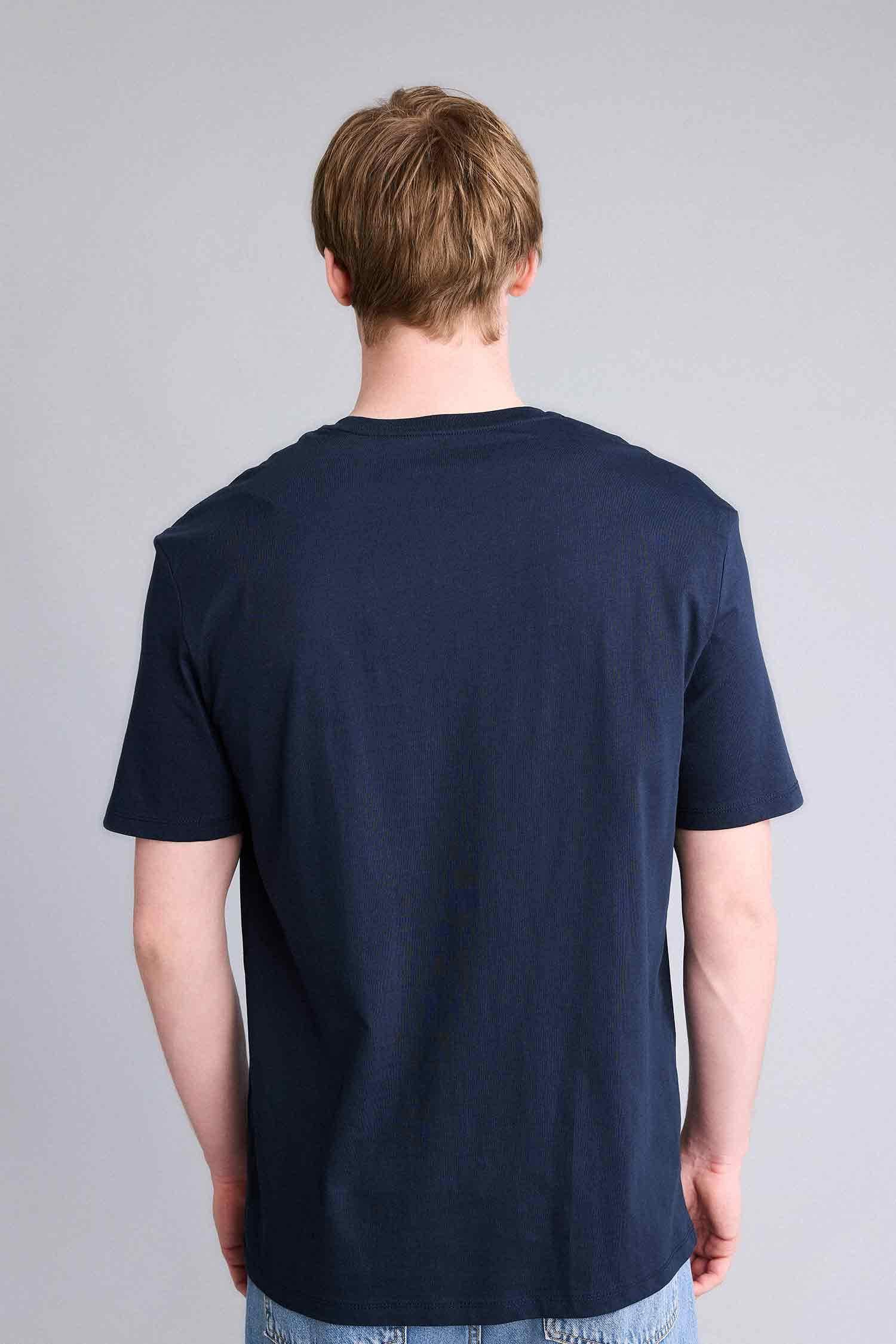 Maglione Uomo DeFacto B7864ax In Pile | Felpa Calda Invernale A Girocollo, Morbida E Confortevole | Lavoro E Tempo Libero | Blu Navy Taglia M