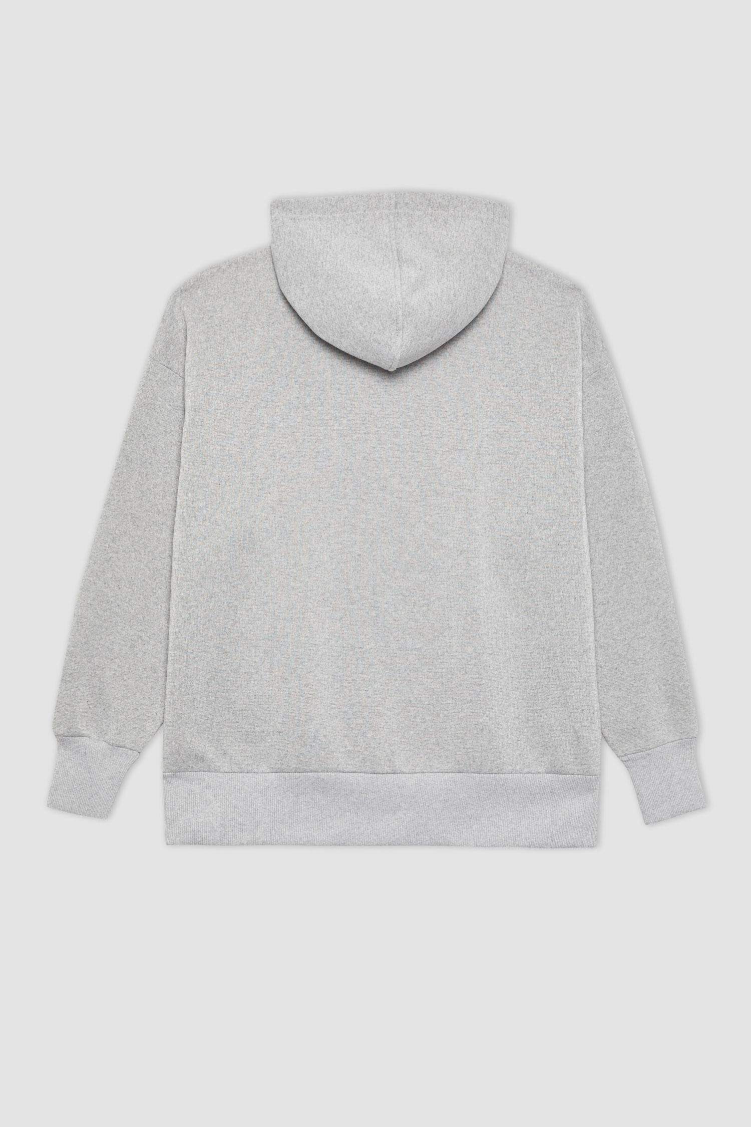 جاكيت قماش سميك اوفر سايز بغطاء للرأس