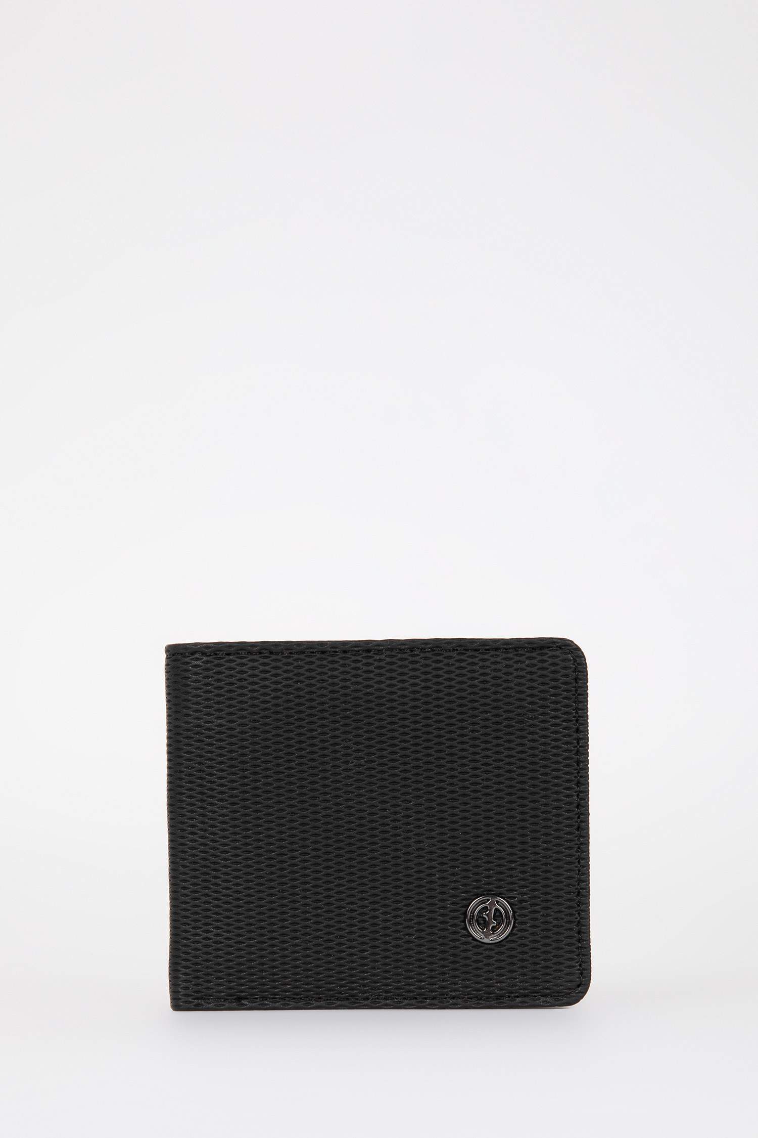 Black MEN Faux Leather Wallet 2336606 DeFacto