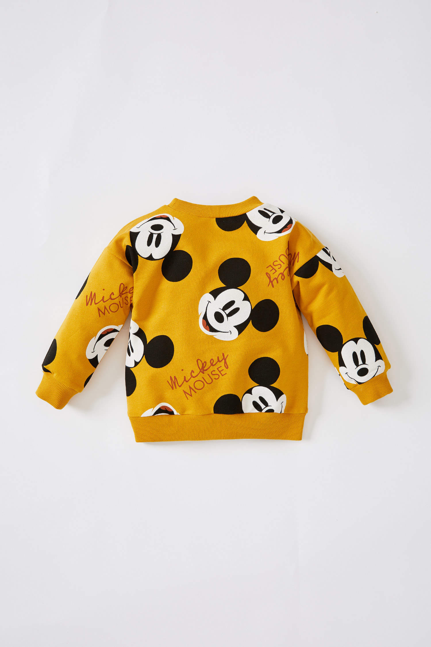 Yahudi ilk Bozmak  Yellow BABY BOY Baby Boy Mickey Mouse Licensed Cotton Sweatshirt 2108616 |  DeFacto