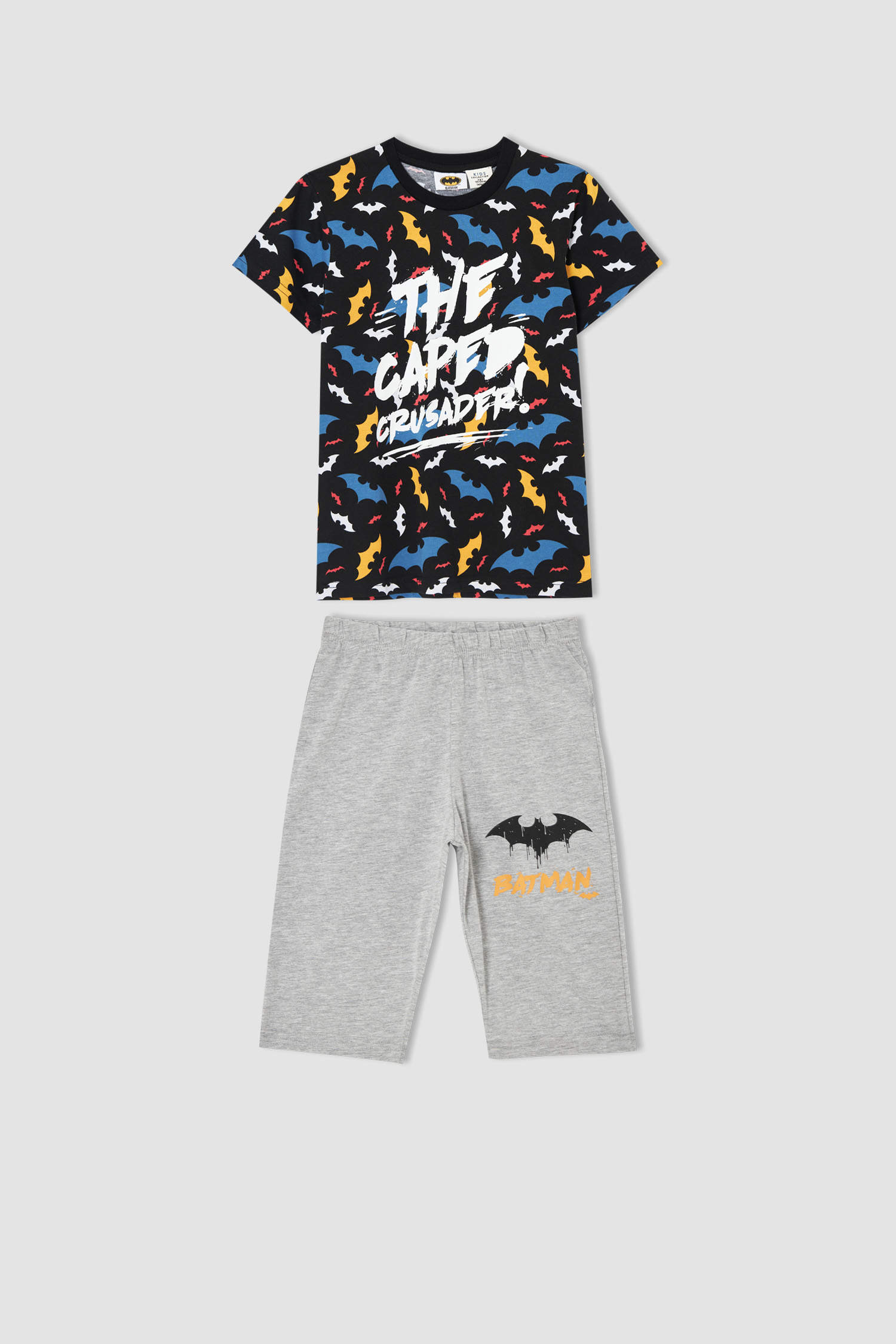 Defacto Erkek Çocuk Batman Kısa Kollu Pijama Takımı. 1
