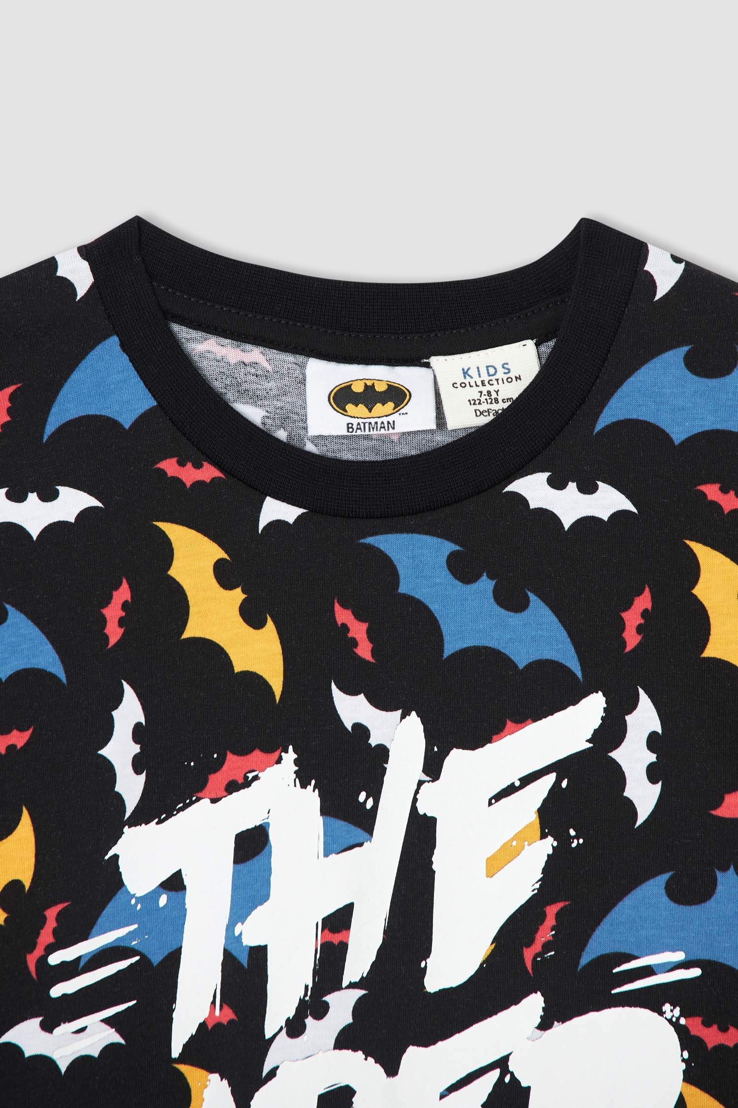 Defacto Erkek Çocuk Batman Kısa Kollu Pijama Takımı. 3