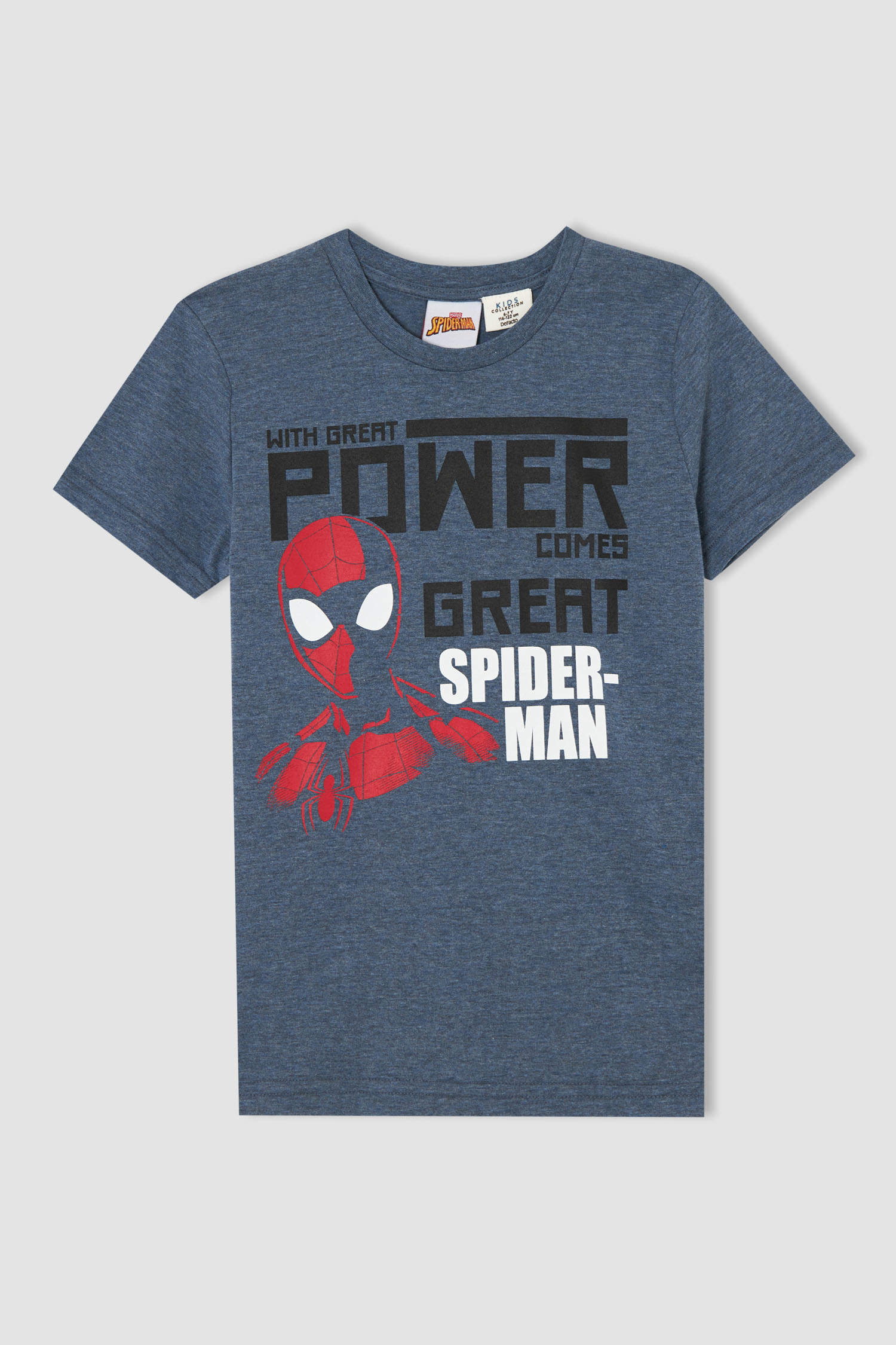 Defacto Erkek Çocuk Spider Man Lisanslı Kısa Kollu Pijama Takımı. 2