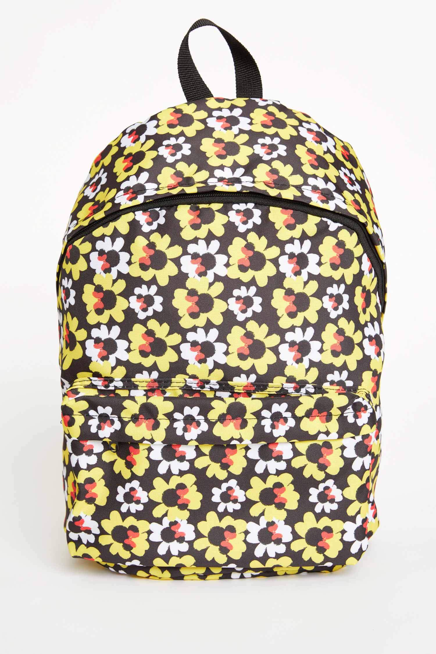 Floral Pattern Backpack