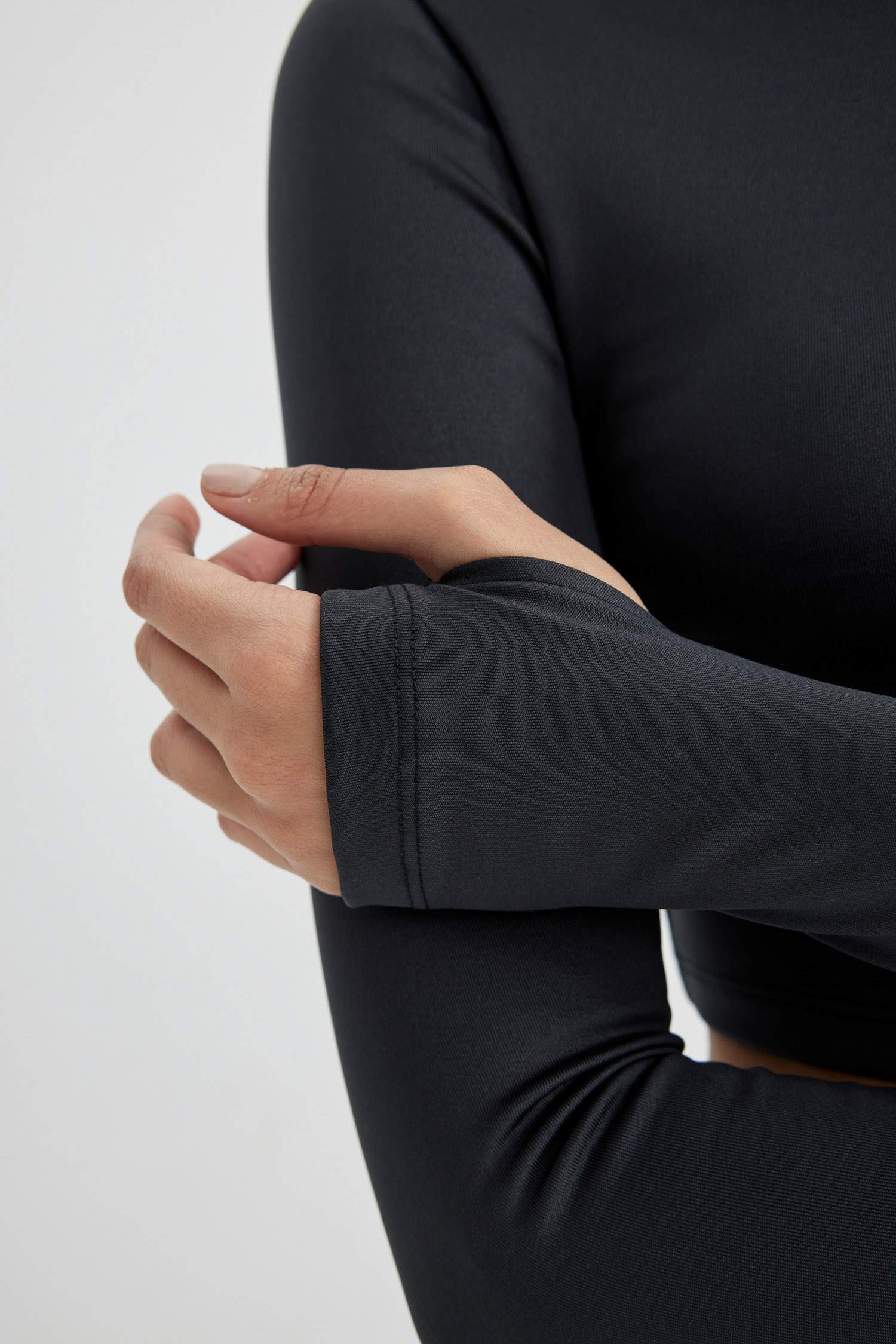 Slim Fit Zippered T-Shirt