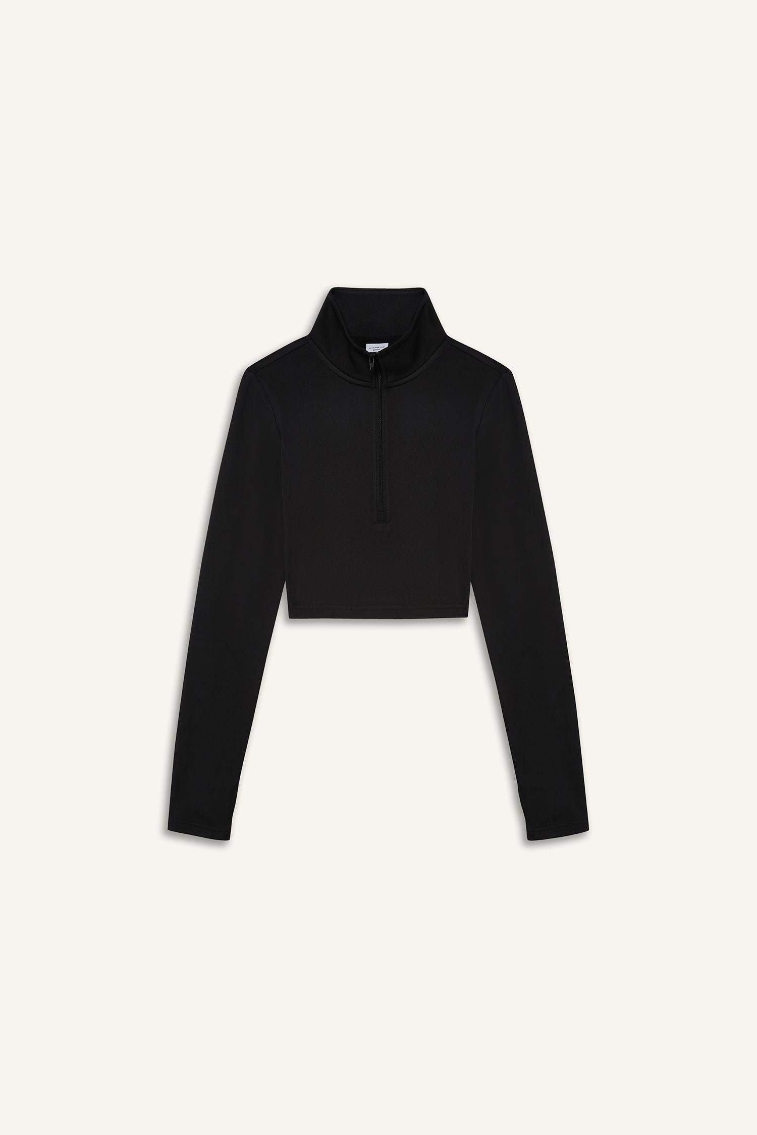 DeFactoFit Slim Fit Zippered Sports Stretch Fabric T-Shirt