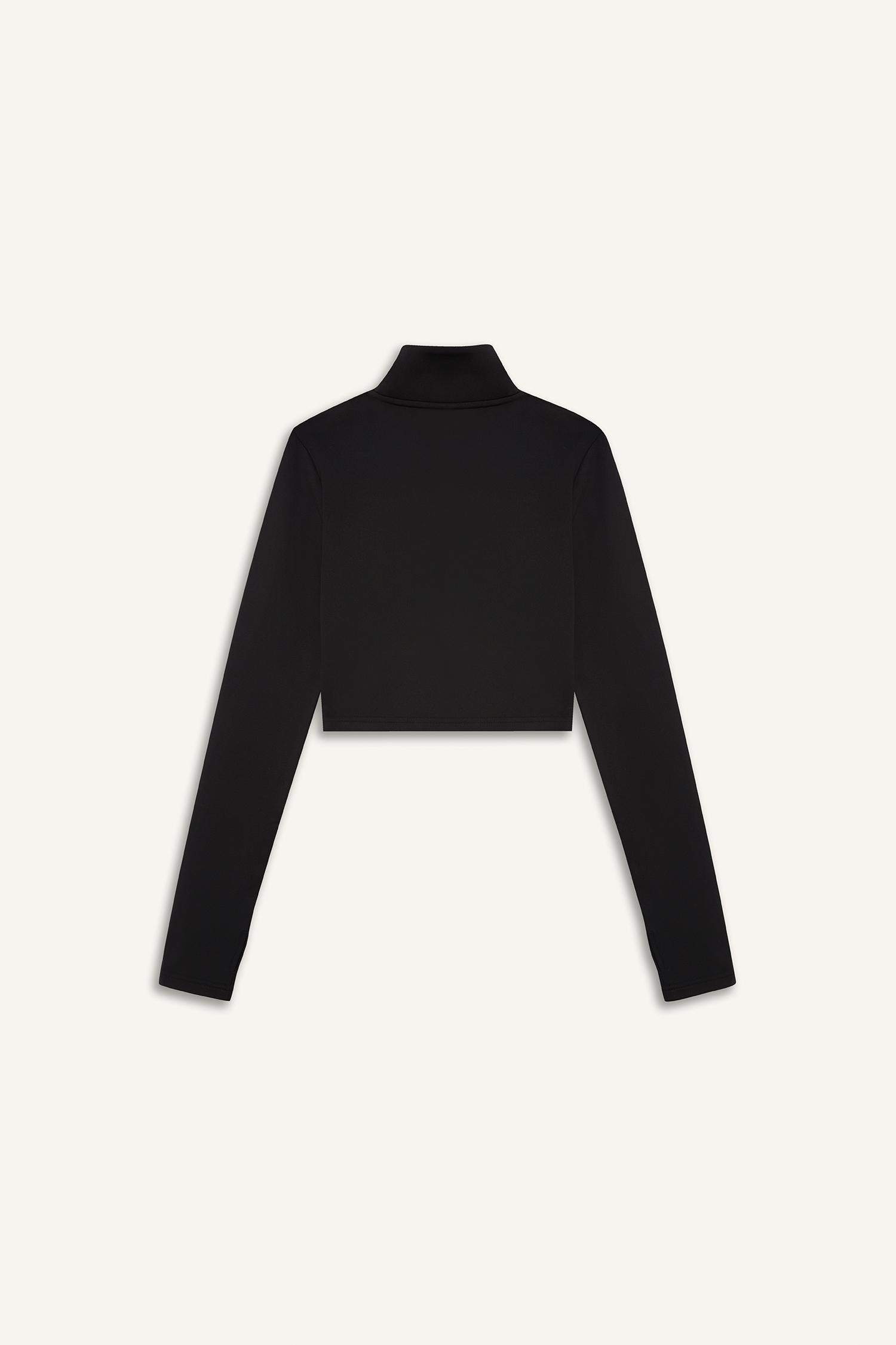 DeFactoFit Slim Fit Zippered Sports Stretch Fabric T-Shirt