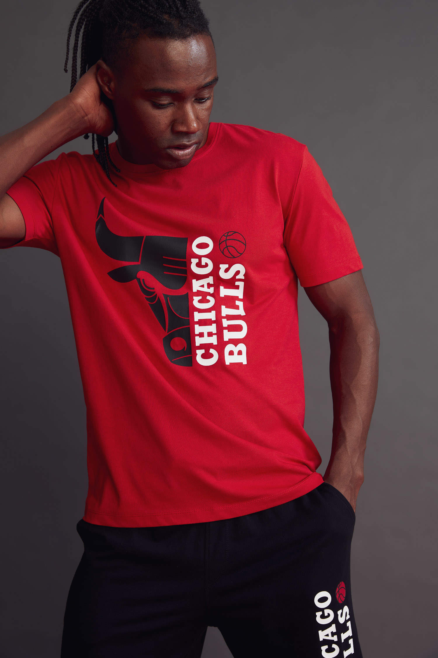 Defacto NBA Chicago Bulls Lisanslı Regular Fit Pijama Takımı. 3