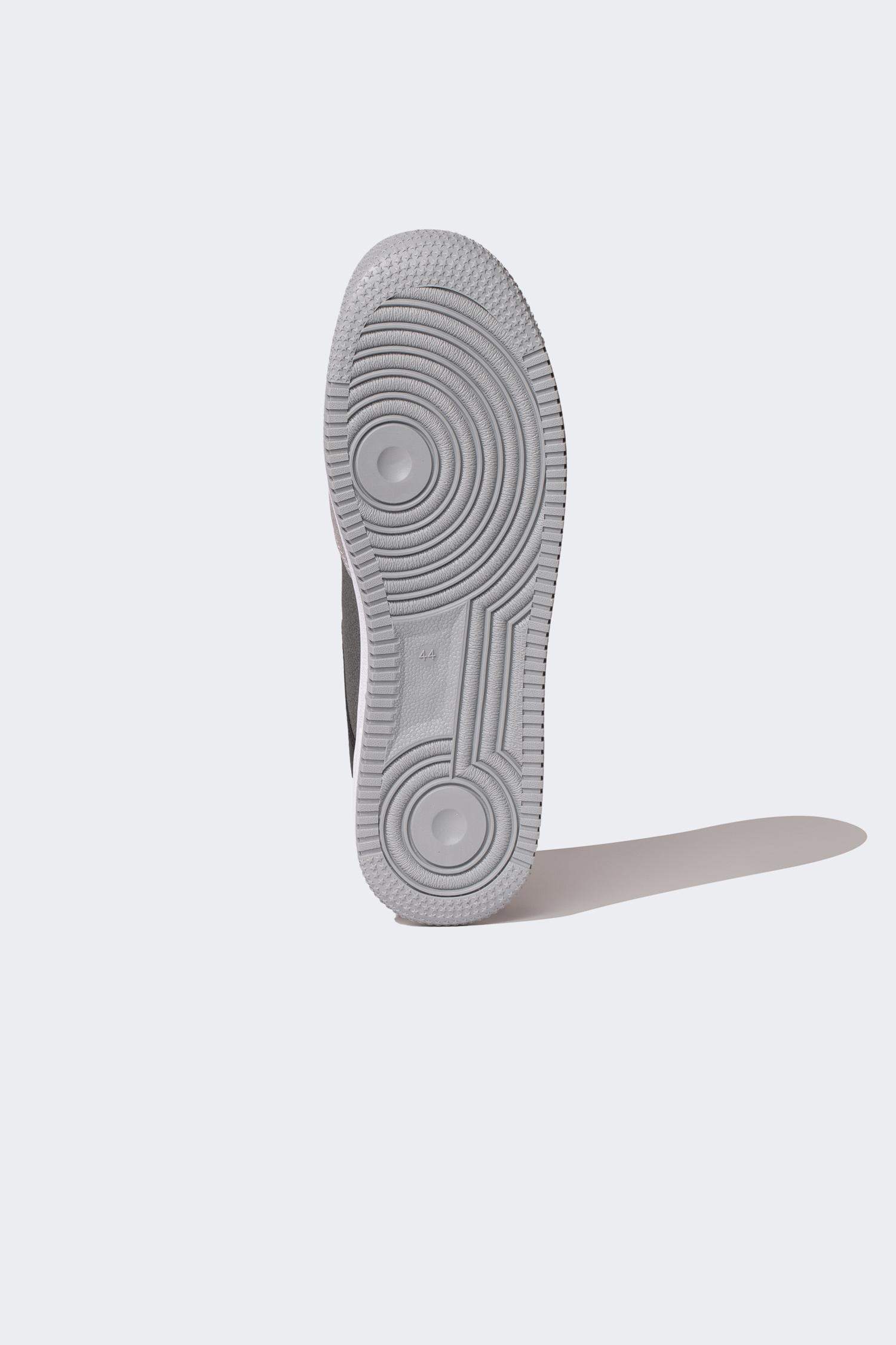 سنيكرز رجالي جلد صناعي بكعب مسطح برباط