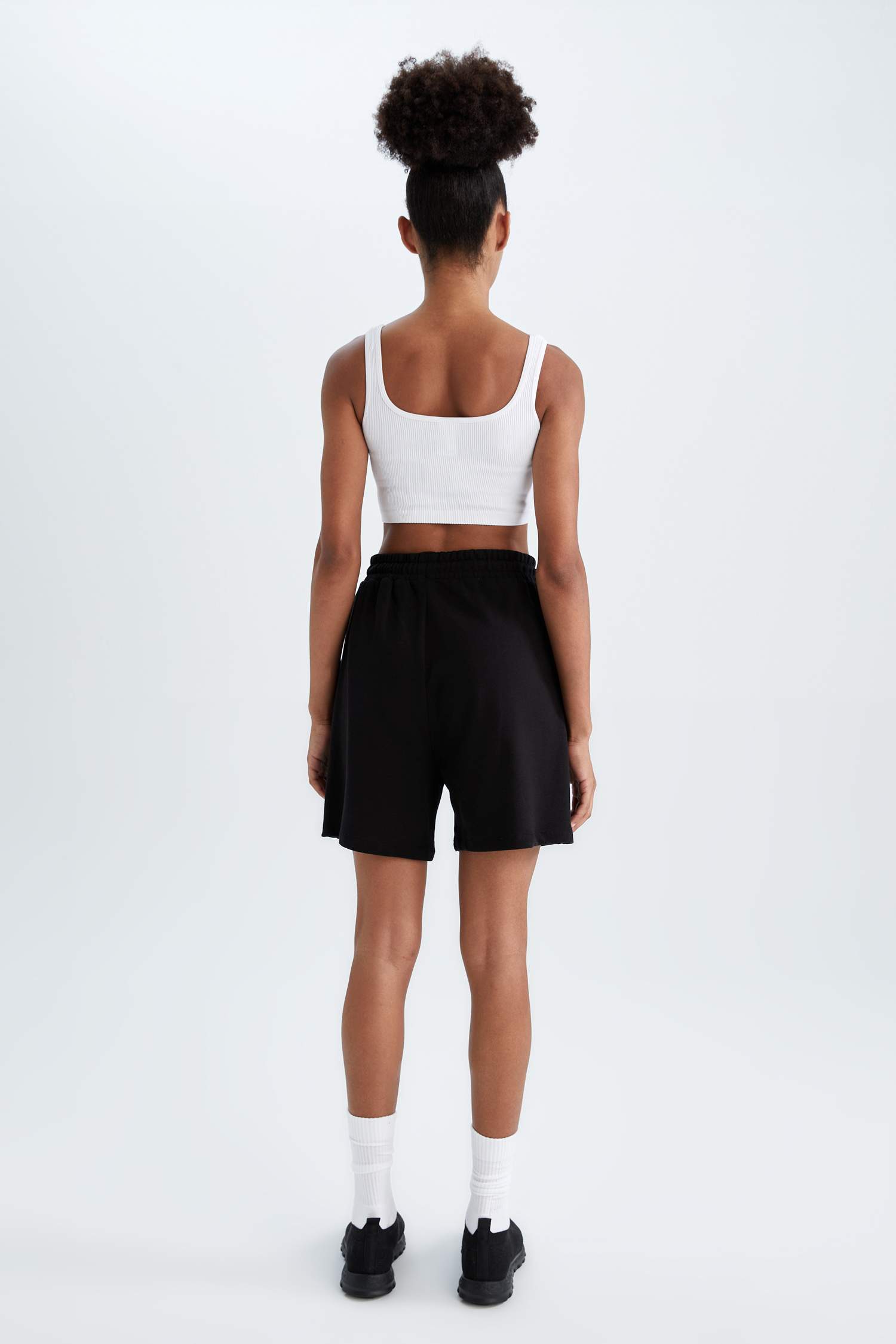 Шорты оверсайз из хлопка для женщин