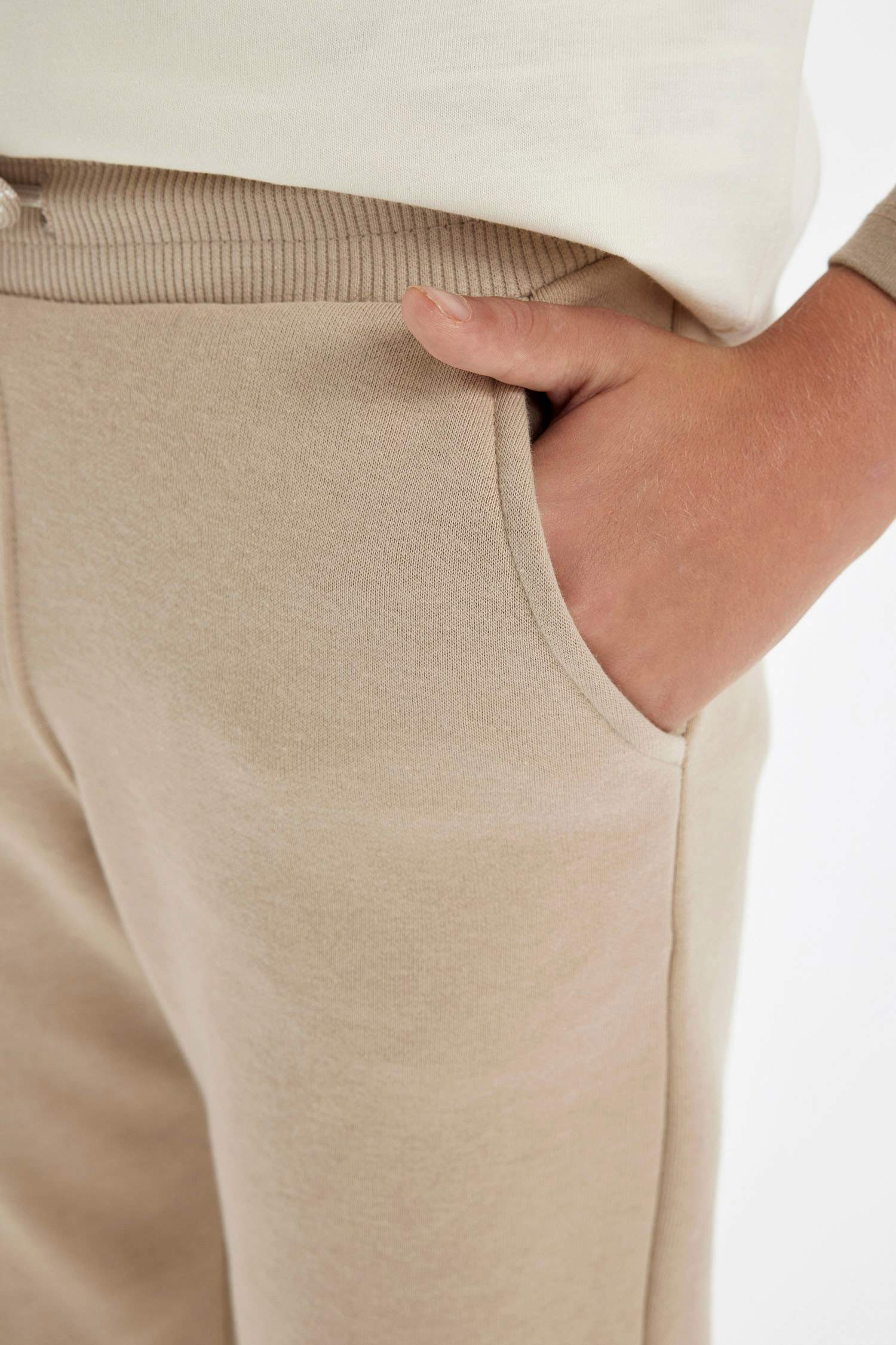 Erkek Çocuk Beli Paçası Lastikli Cepli Jogger Okul Eşofman Altı