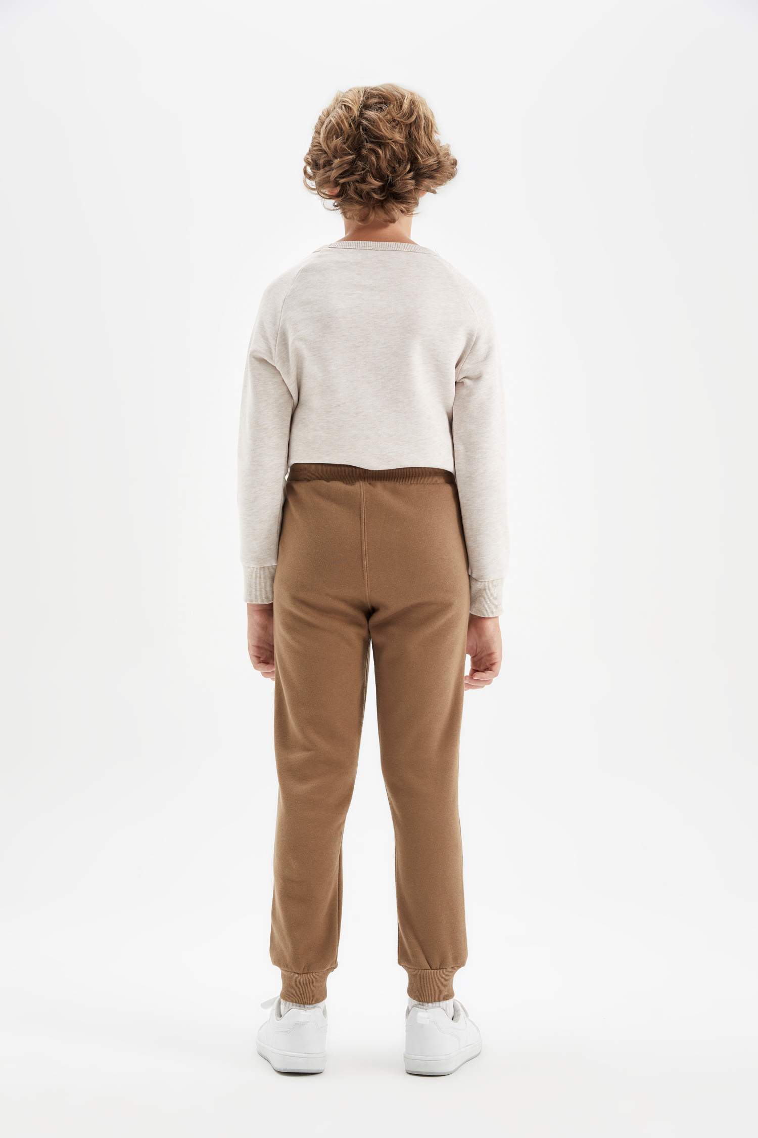 Erkek Çocuk Beli Paçası Lastikli Cepli Jogger Okul Eşofman Altı