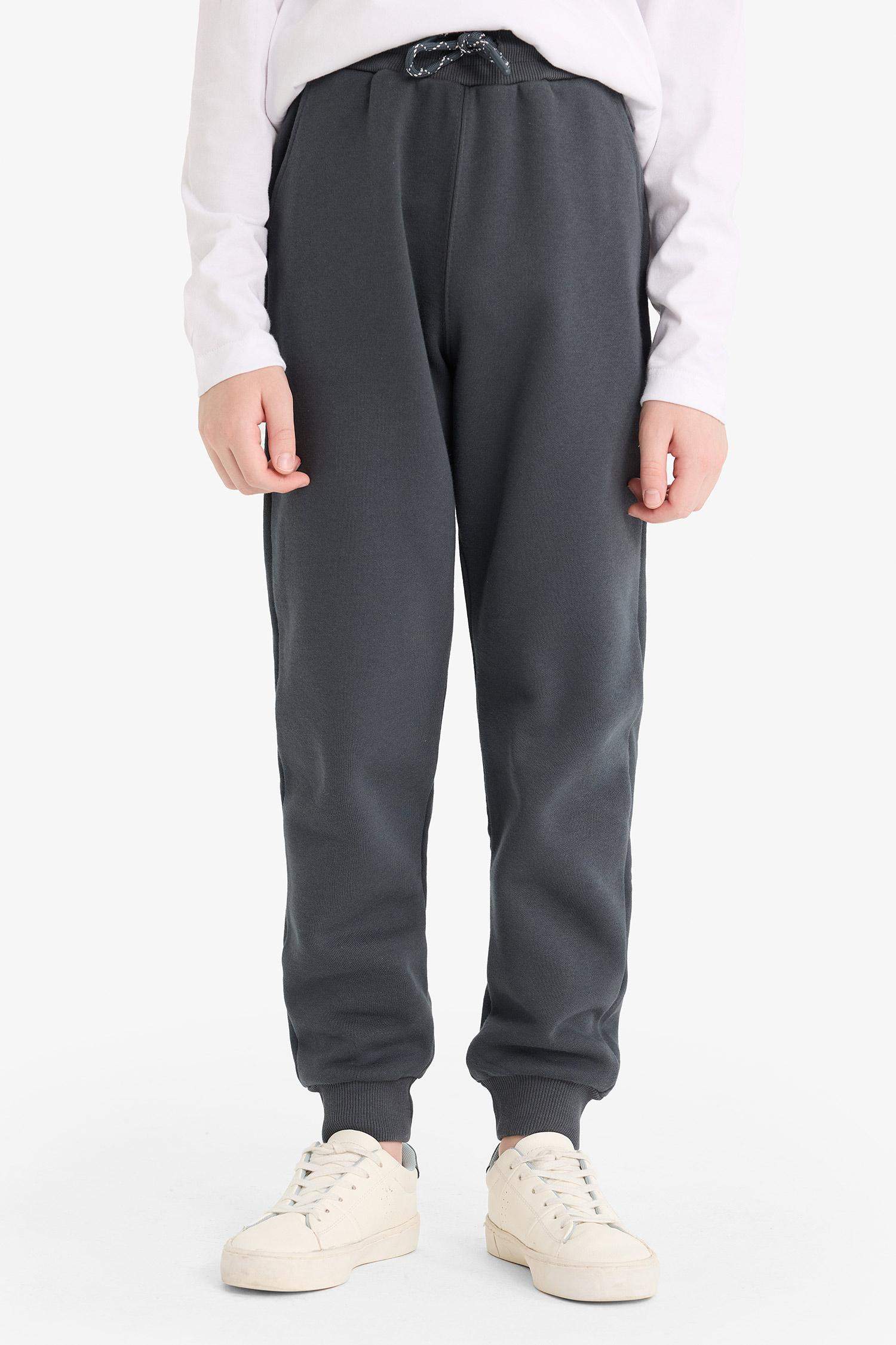 سروال قماش سميك قصة عادية