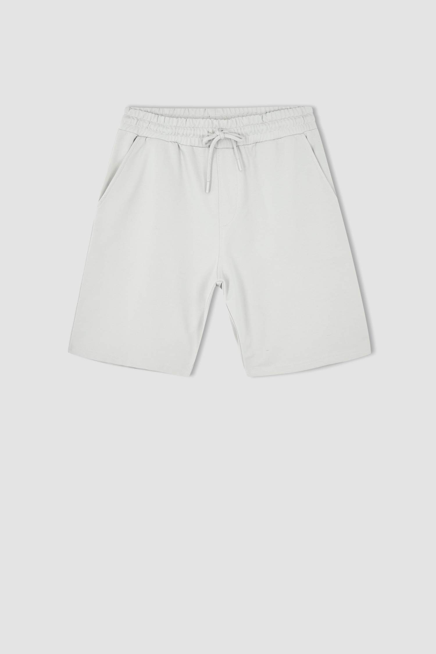 Regular Fit Pamuklu Penye Şort