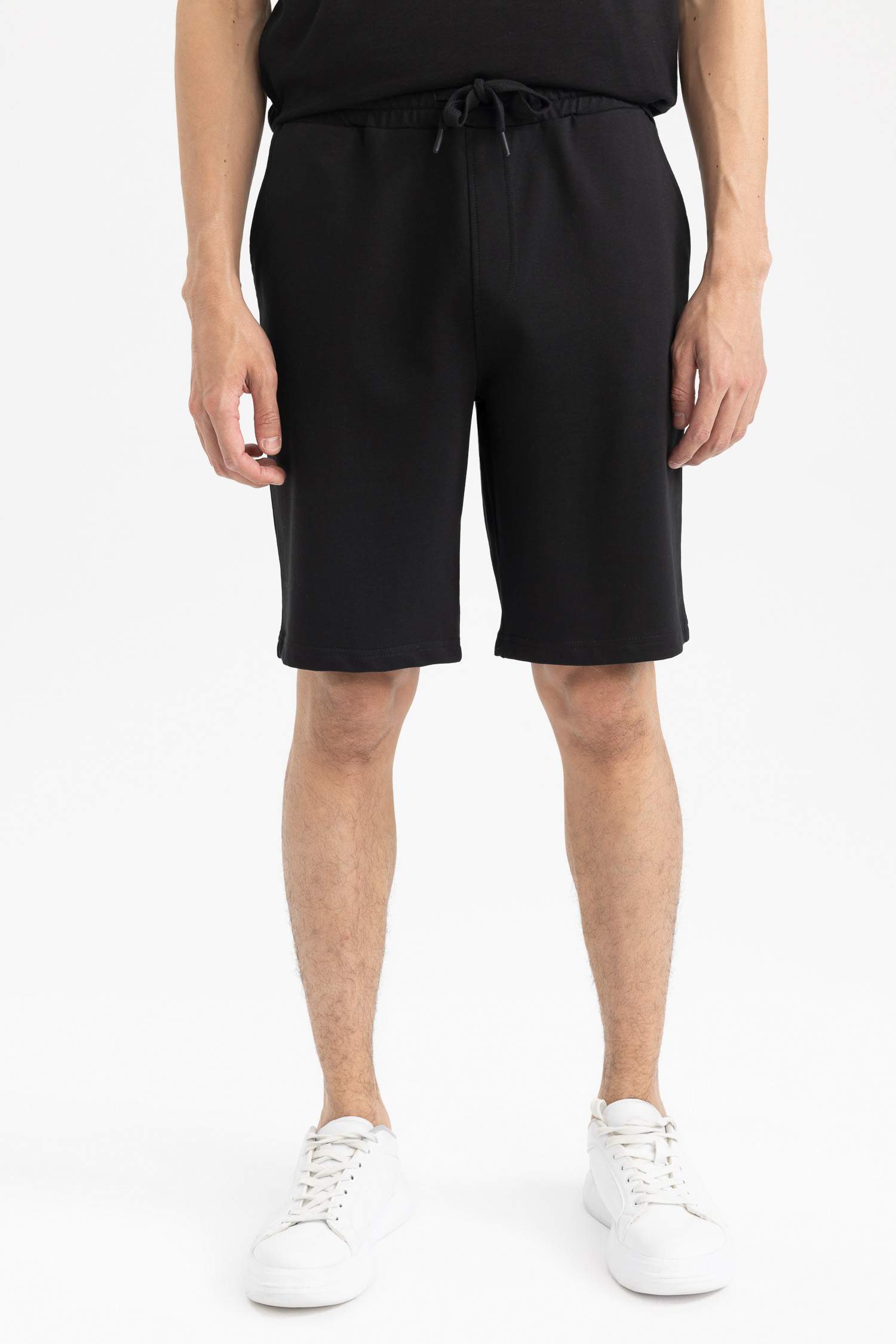 Black Man Regular Fit LaceUp Shorts 2803232 DeFacto