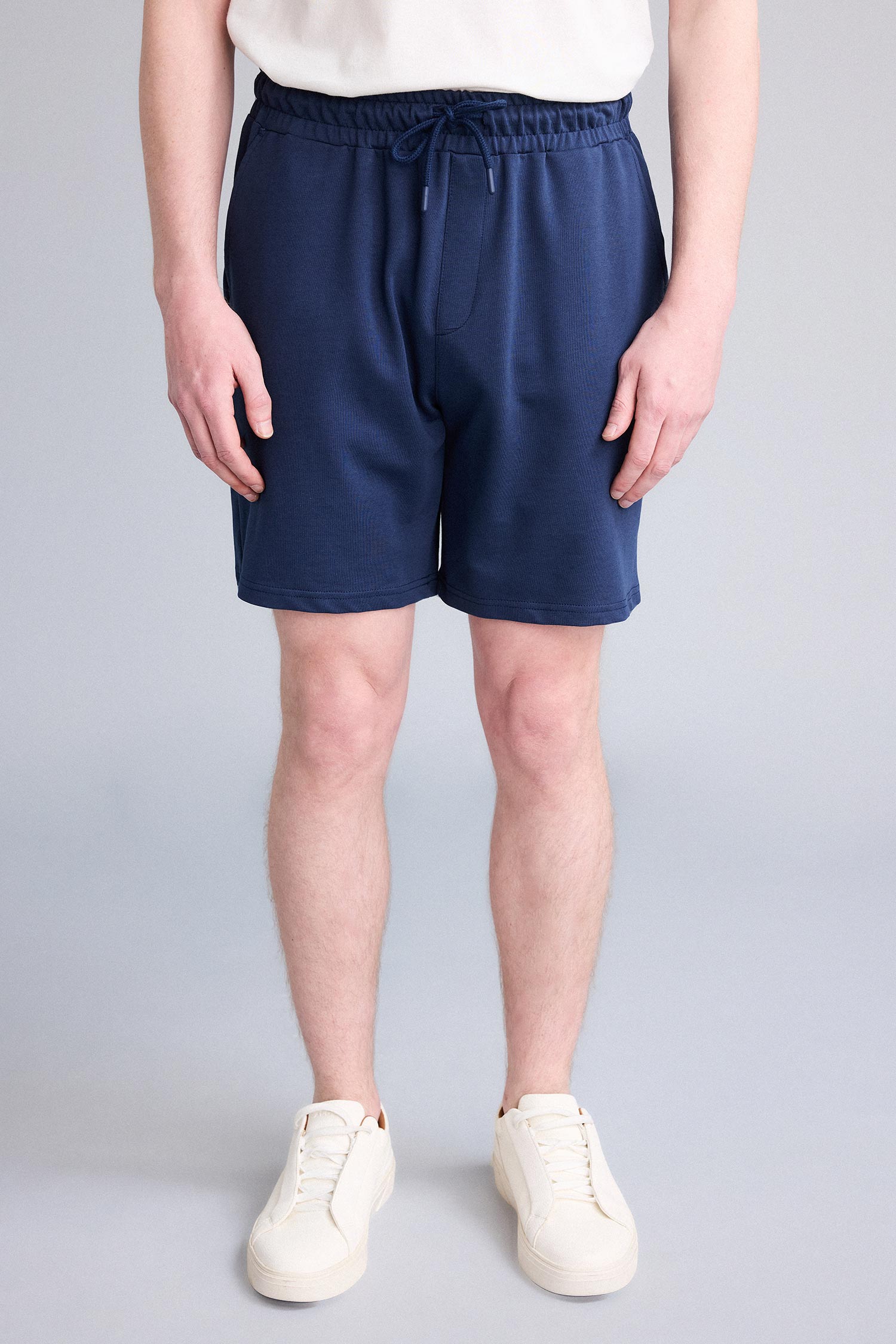 DeFacto Slim Fit Pamuklu Basic Bermuda Şort görsel 3