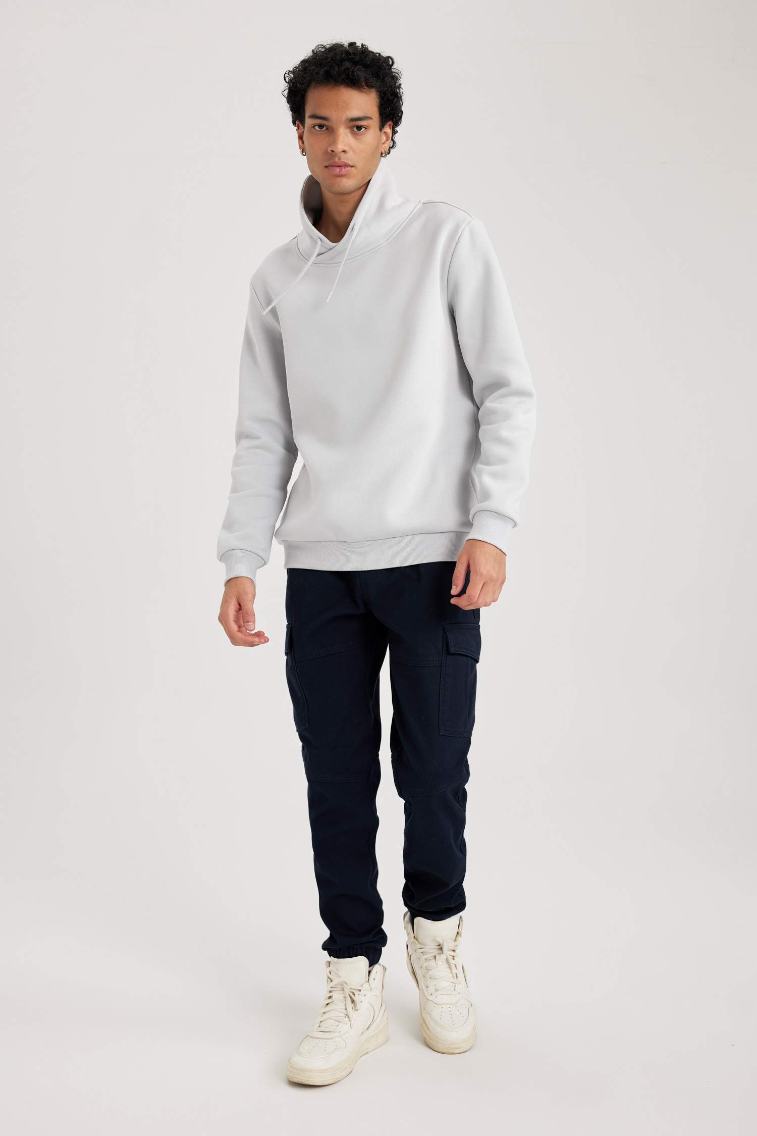 қалыпты пішім мойын орамал Свитер