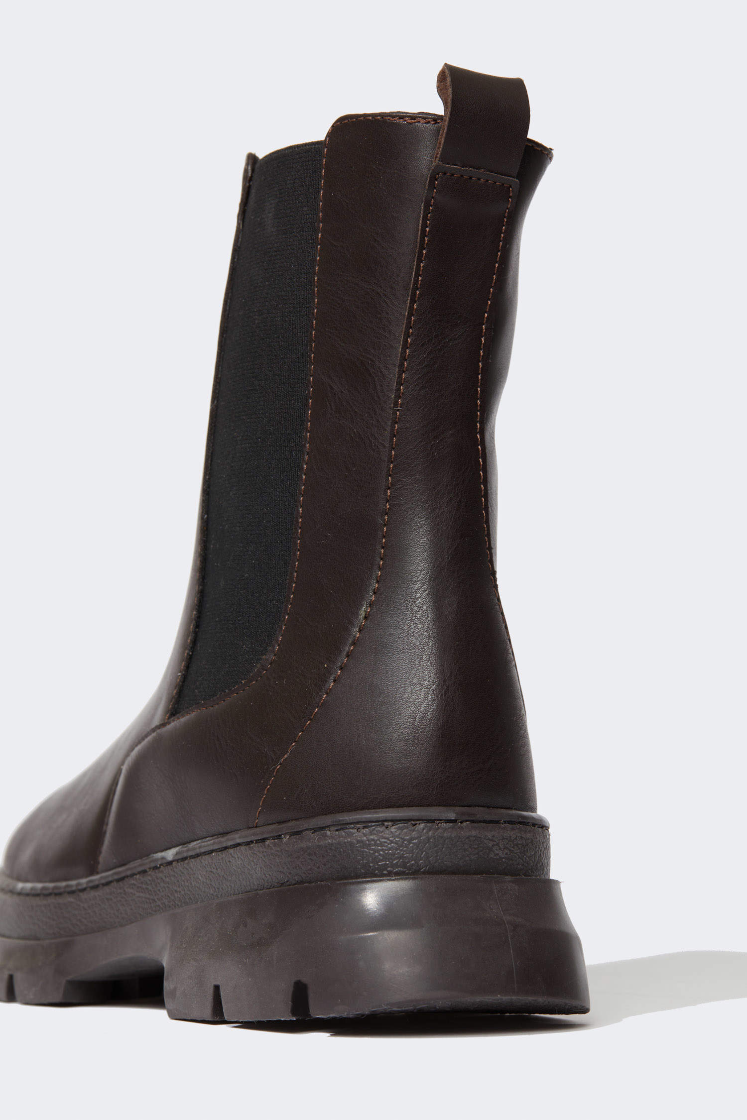 Brown WOMAN Faux Leather Boots 2311294 | DeFacto