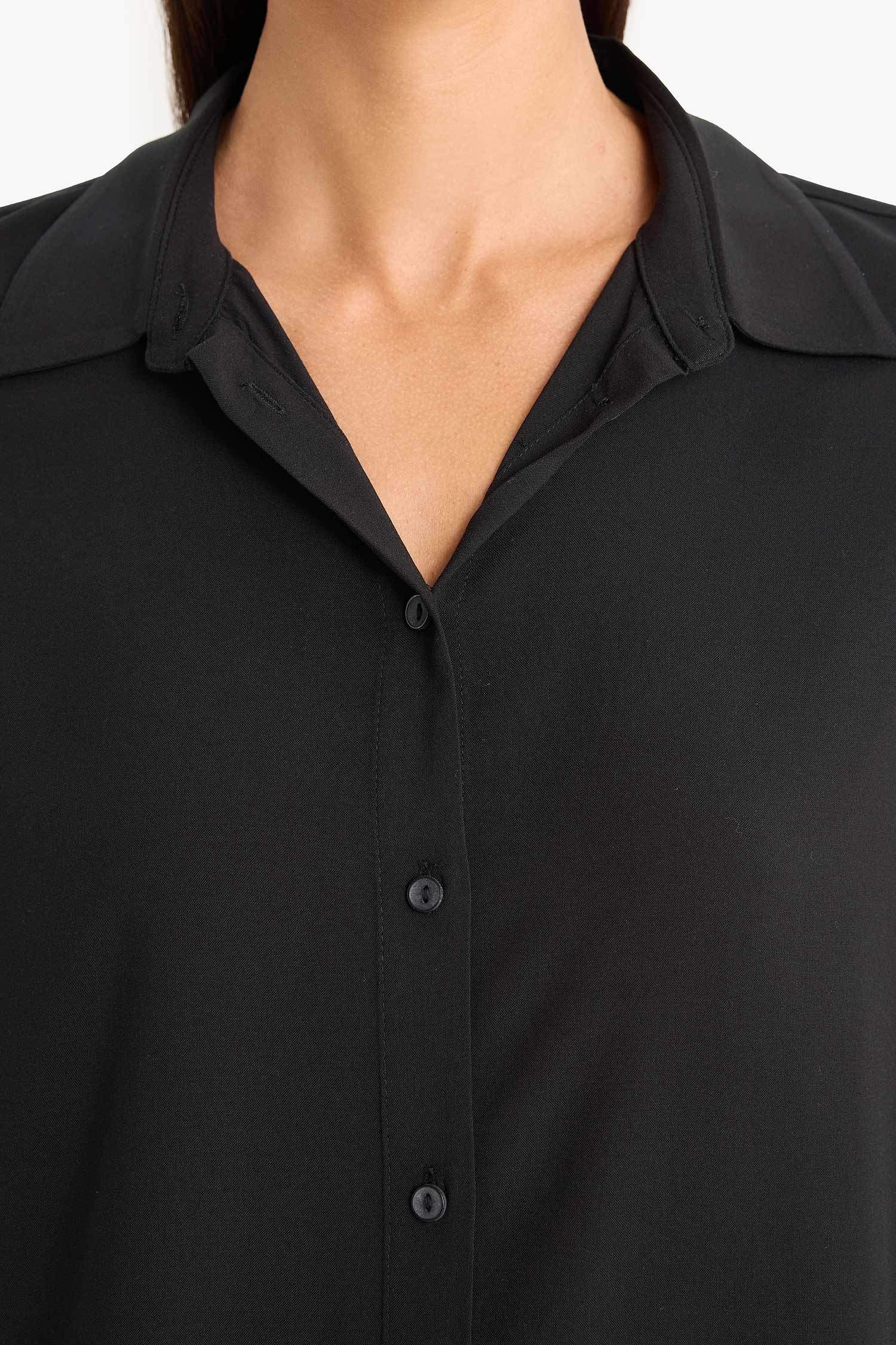 қалыпты пішім Ұзын жеңді көйлек