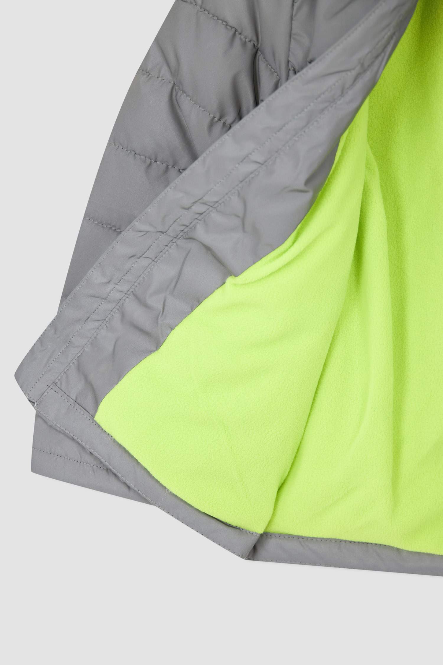 Erkek Çocuk Kapüşonlu Polar Astarlı Reflektör Kumaşlı Şişme Mont