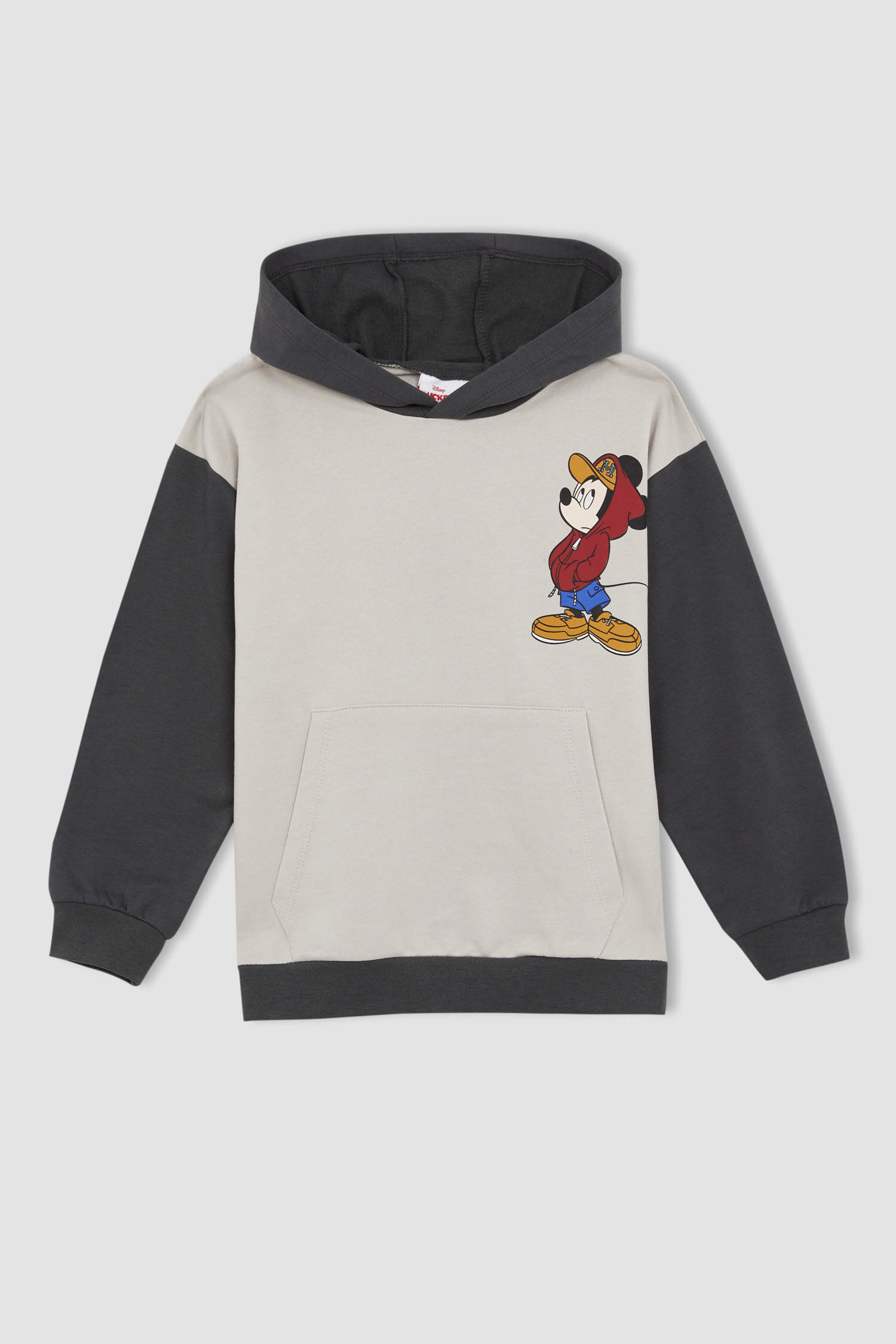 Defacto Erkek Çocuk Disney Mickey & Minnie Kapüşonlu Sweatshirt. 3