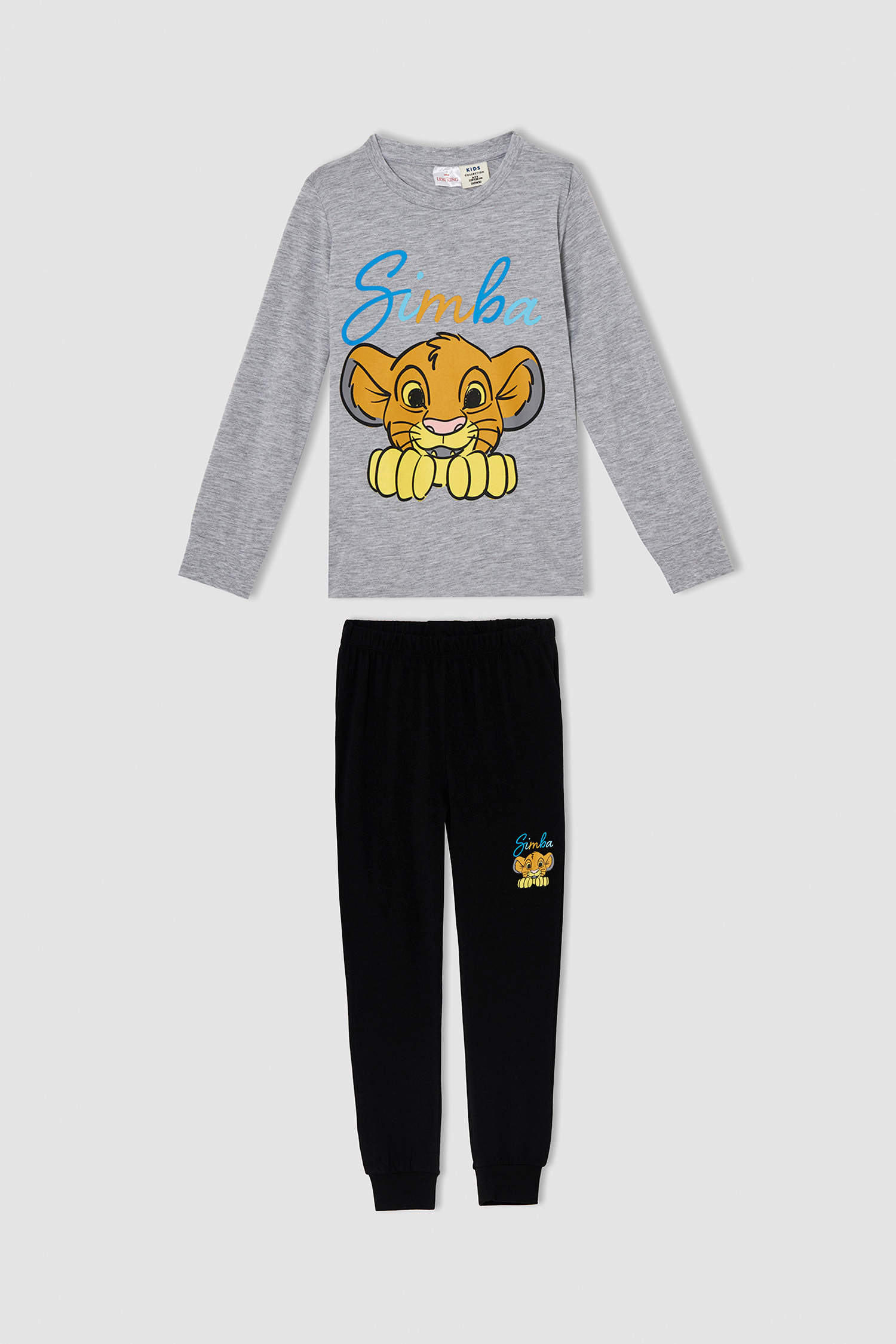 Defacto Erkek Çocuk Lion King Uzun Kollu Pijama Takımı. 1
