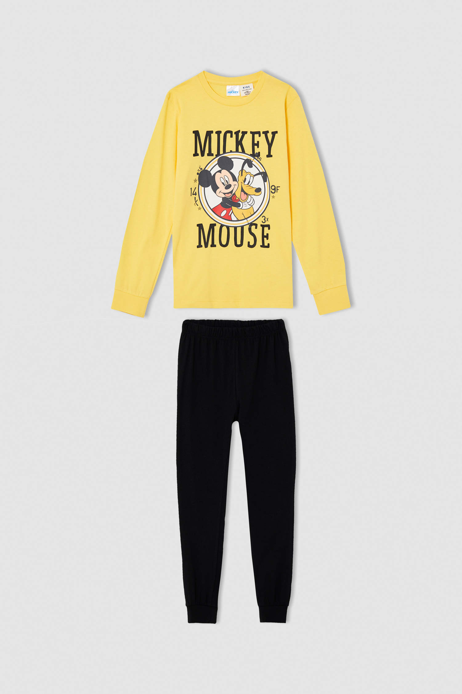 Defacto Erkek Çocuk Mickey Mouse Uzun Kollu Pijama Takım. 1