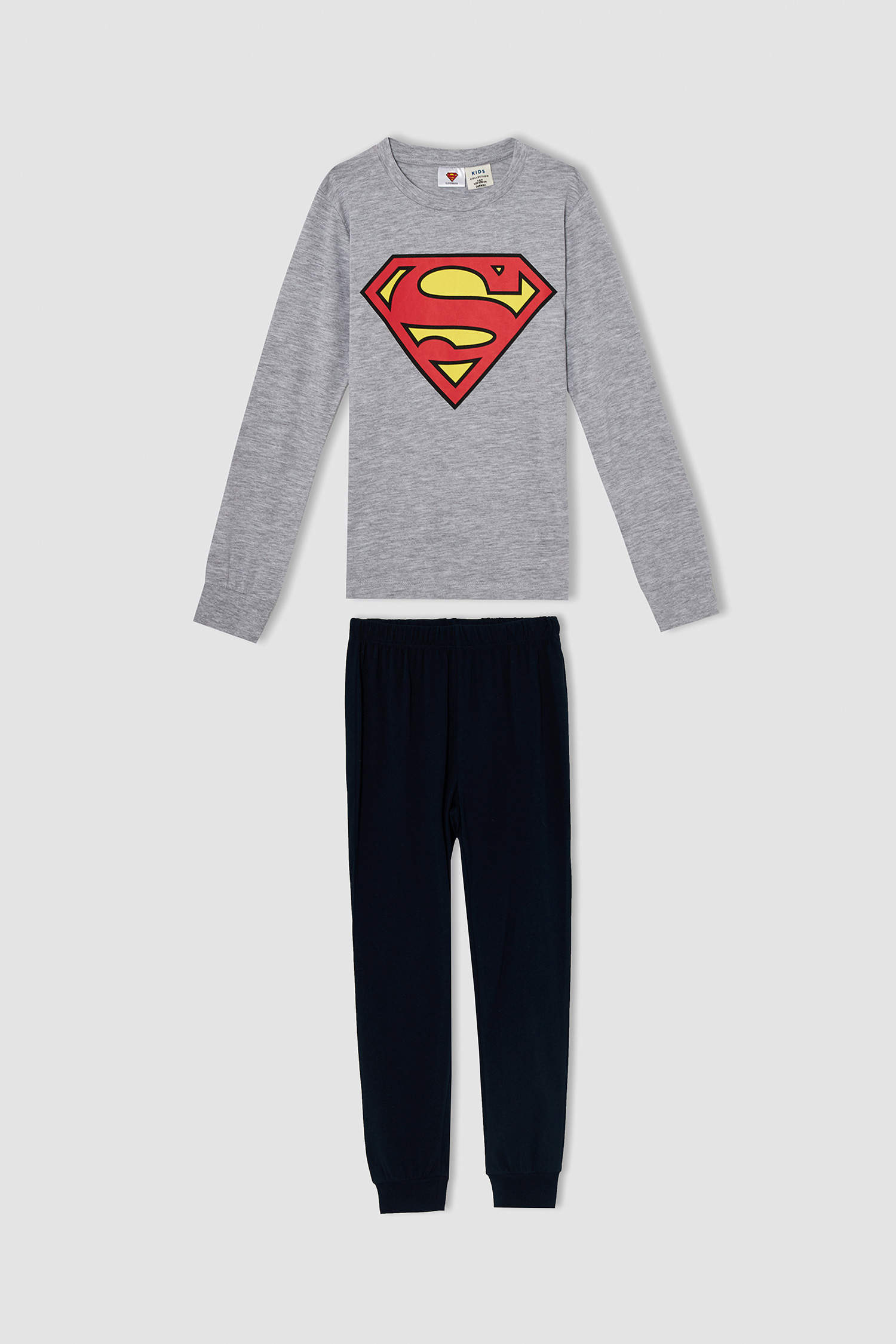 Defacto Erkek Çocuk Süperman Uzun Kollu Pijama Takım. 1