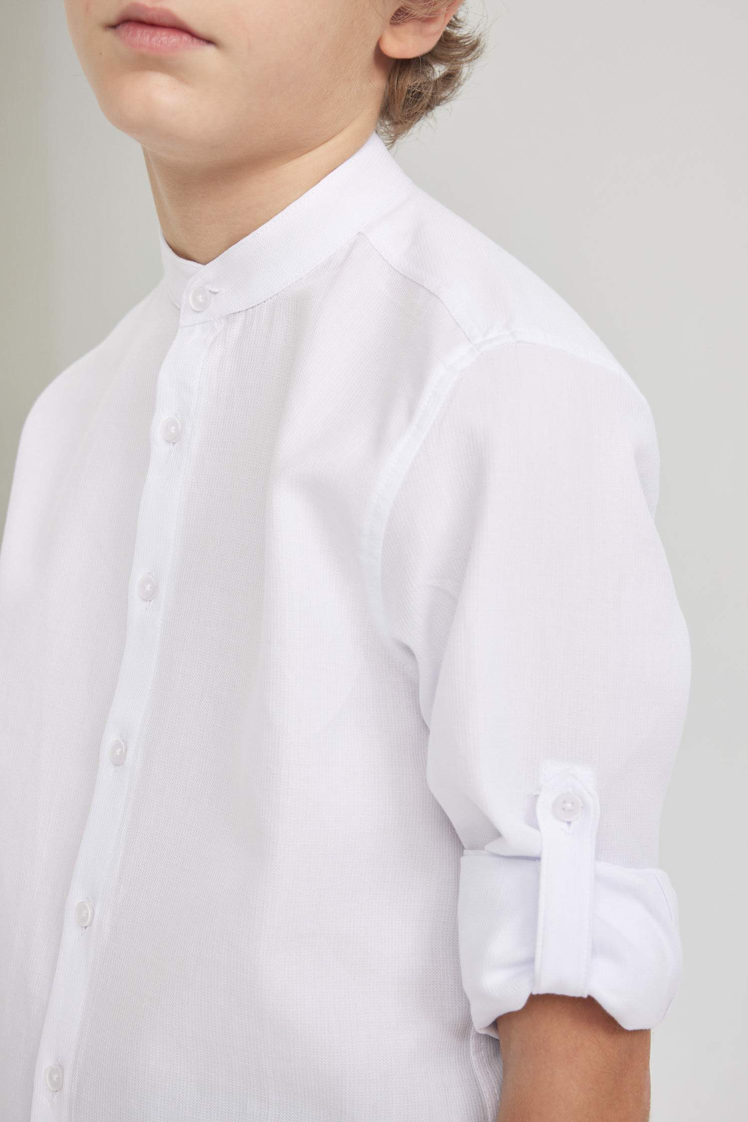 قميص ولادي سادة بيزك قصة عادية بياخة عالية