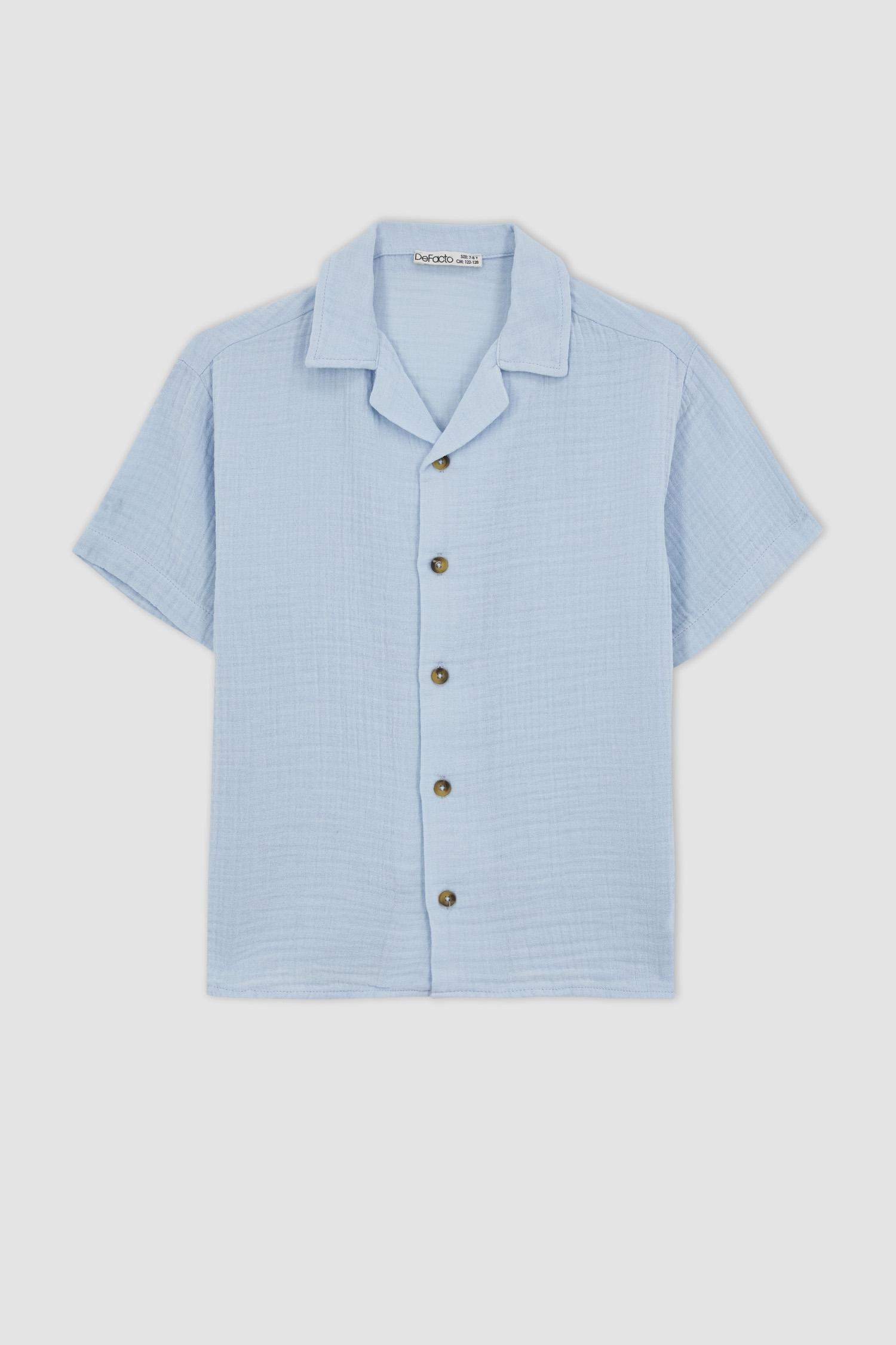 Chemise à manches courtes en Mousseline pour garçon