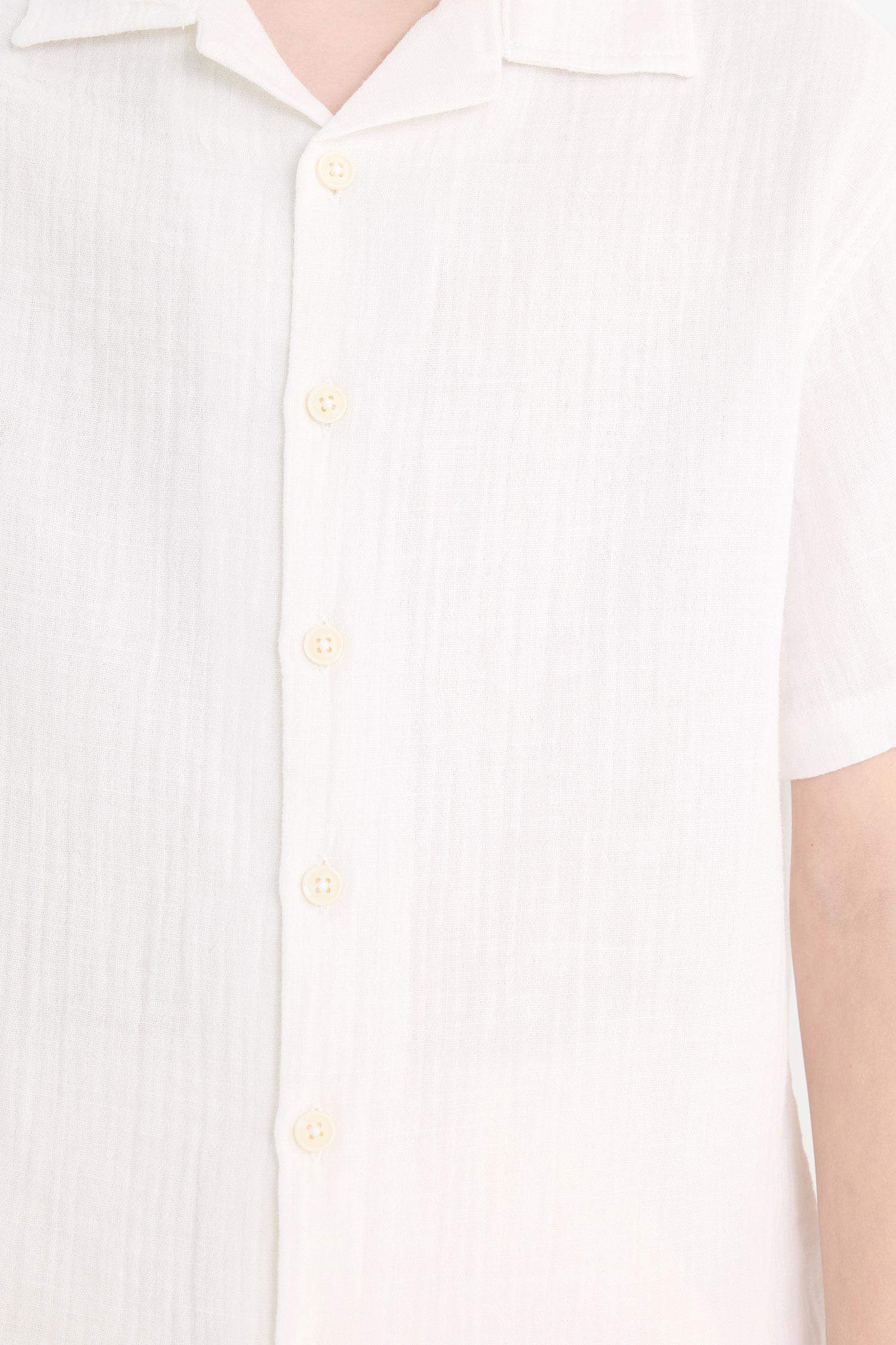 قميص بولو اولادي نص كم موسلين اوفر سايز